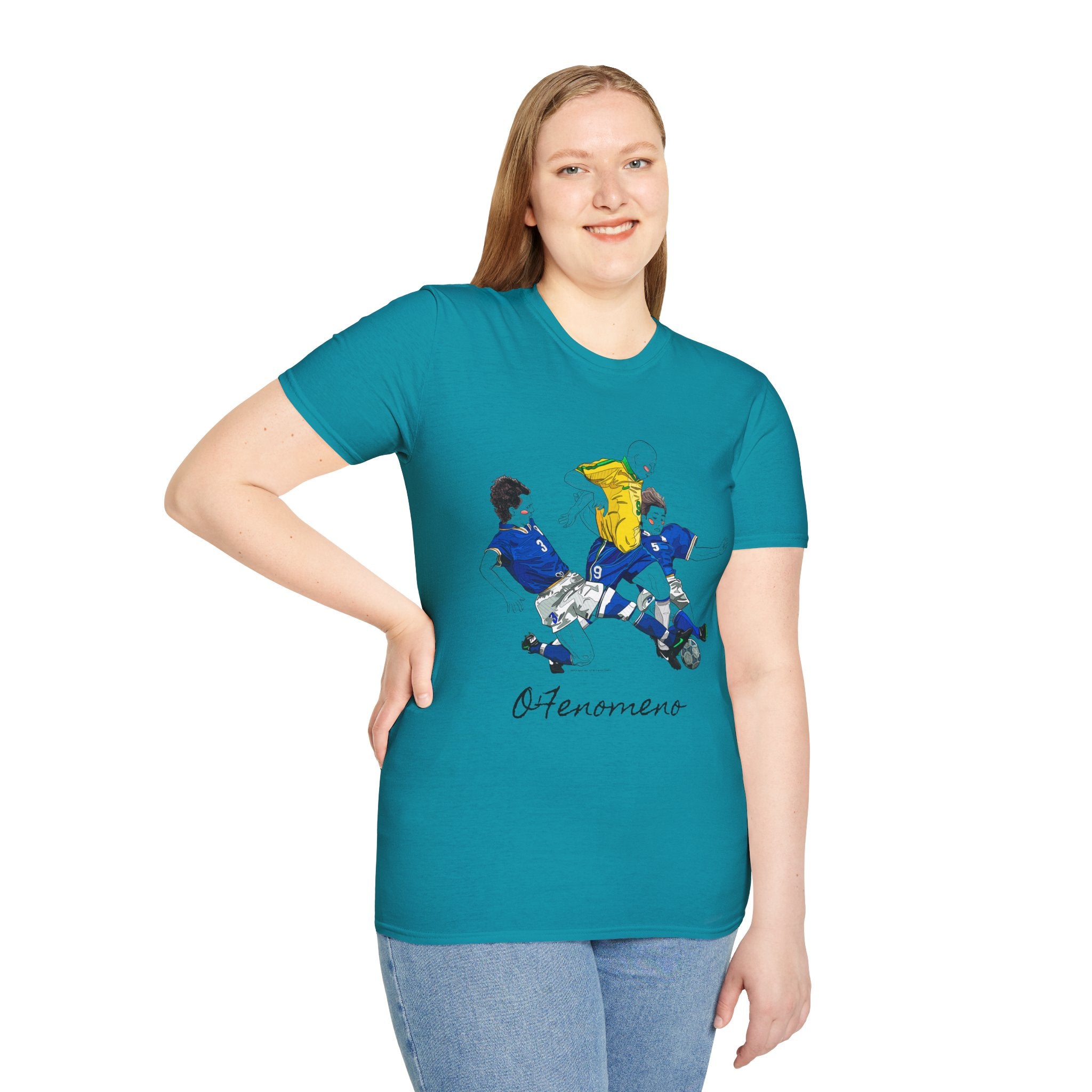 T shirt - Ronaldo Fenomeno -Cotone pettinato