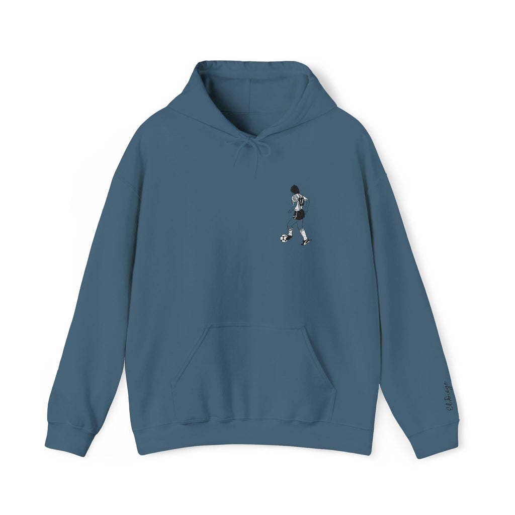 Maradona Iconic Hoodie -RICAMO Premium_ Un icona che non passa mai di moda
