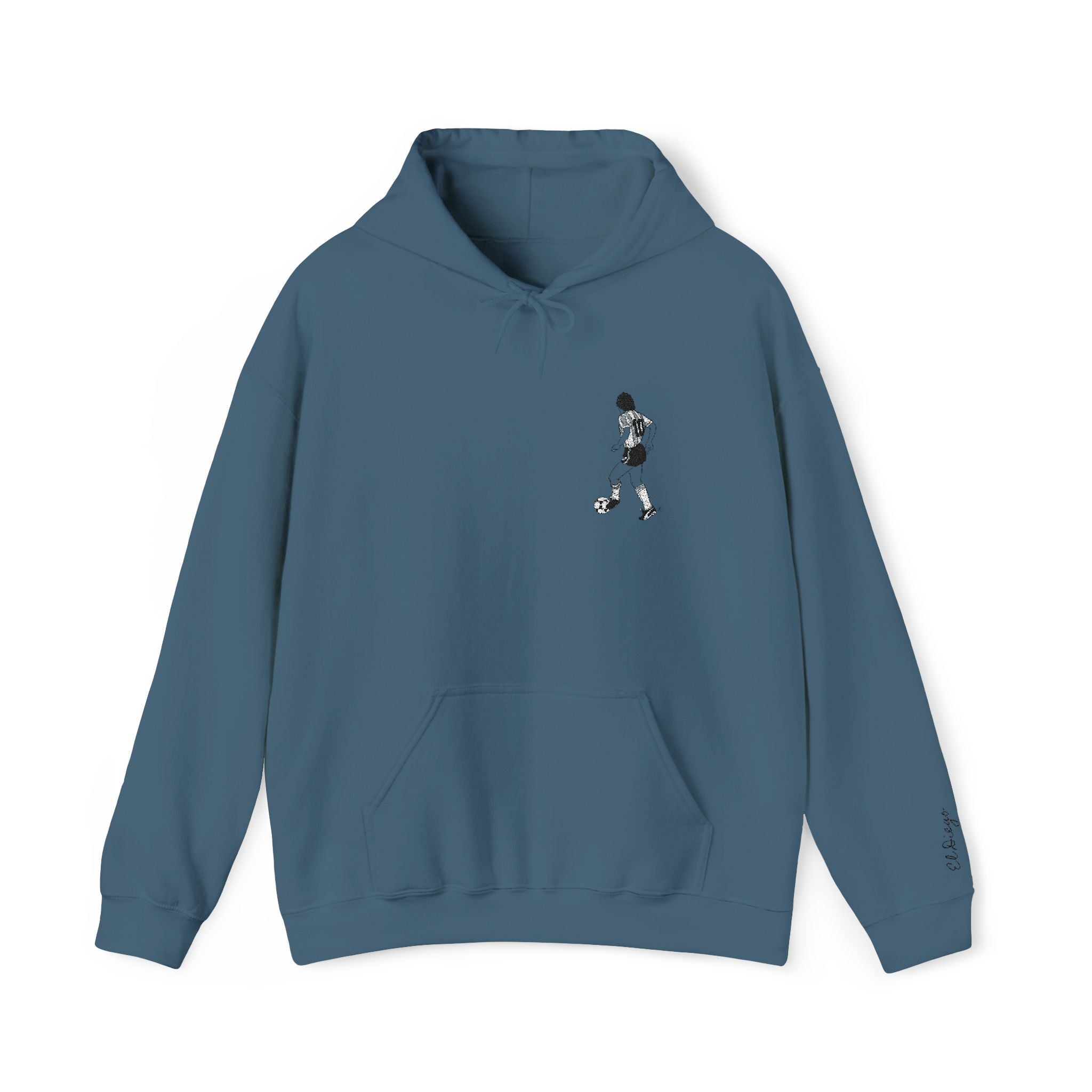 Maradona Iconic Hoodie -RICAMO Premium_ Un icona che non passa mai di moda
