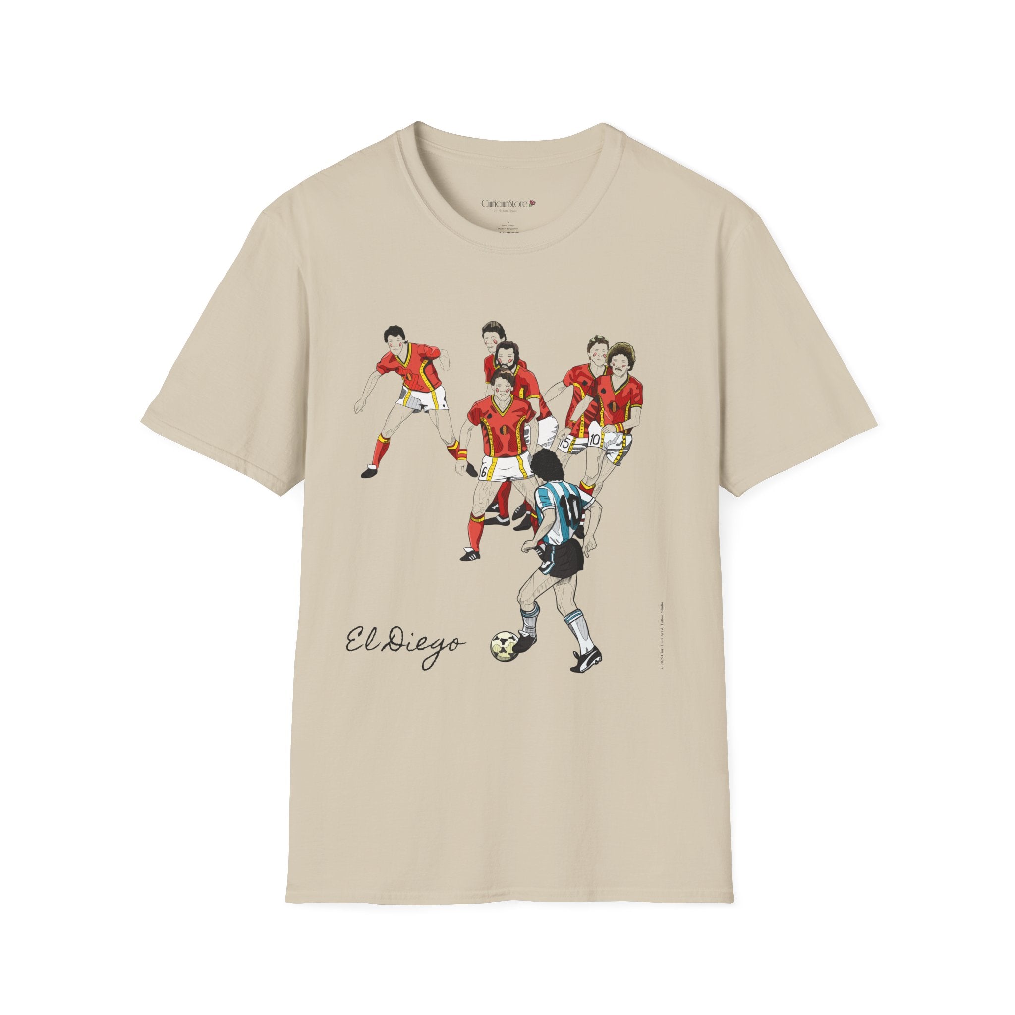Iconic Maradona T-Shirt - Cotone pettinato