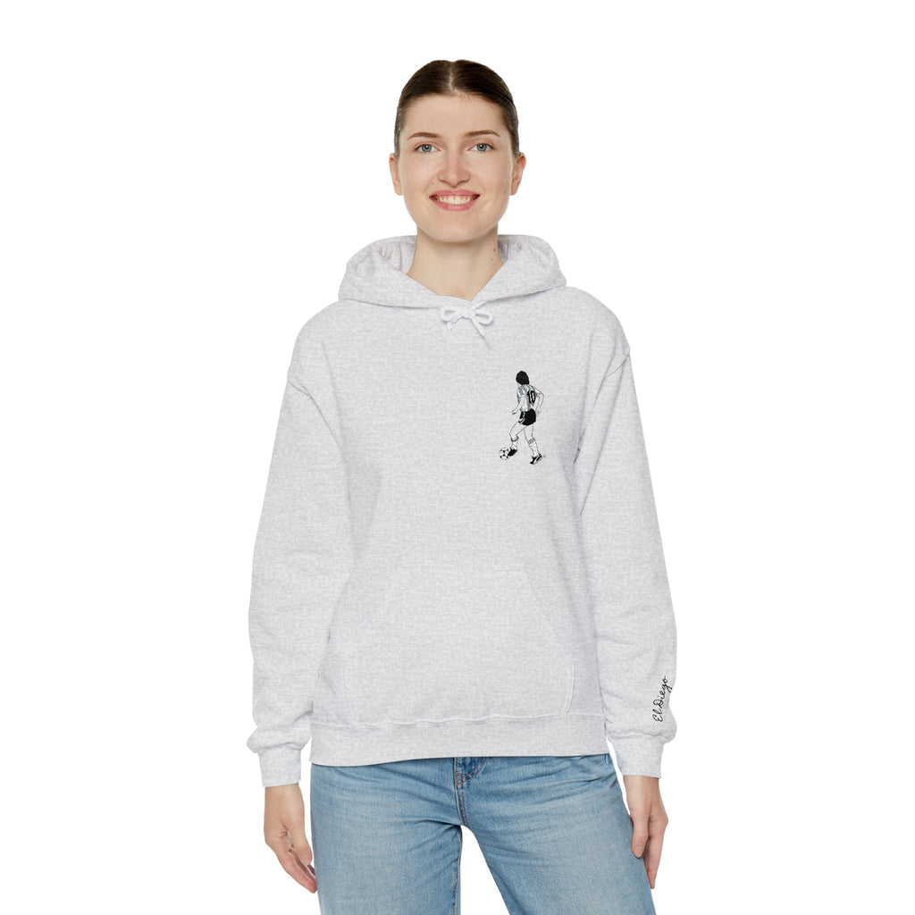 Maradona Iconic Hoodie -RICAMO Premium_ Un icona che non passa mai di moda