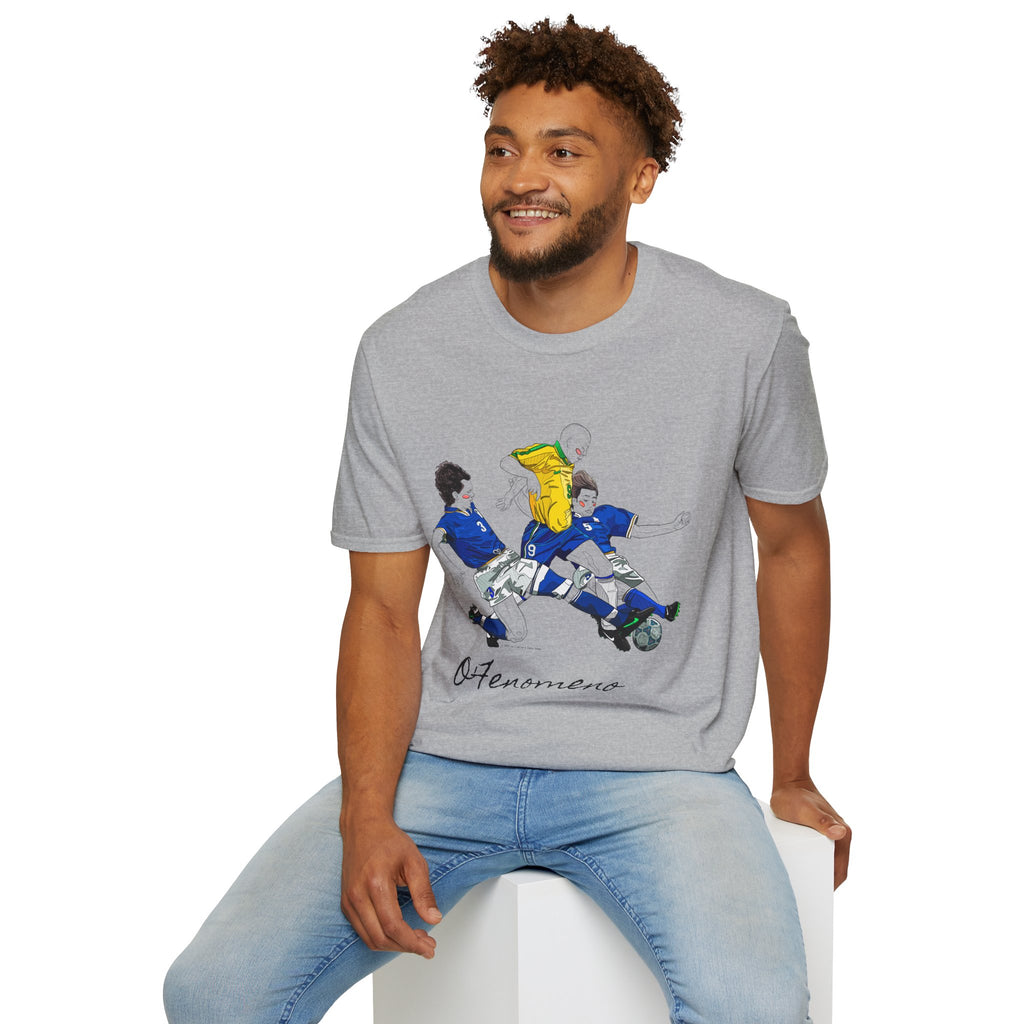 T shirt - Ronaldo Fenomeno -Cotone pettinato