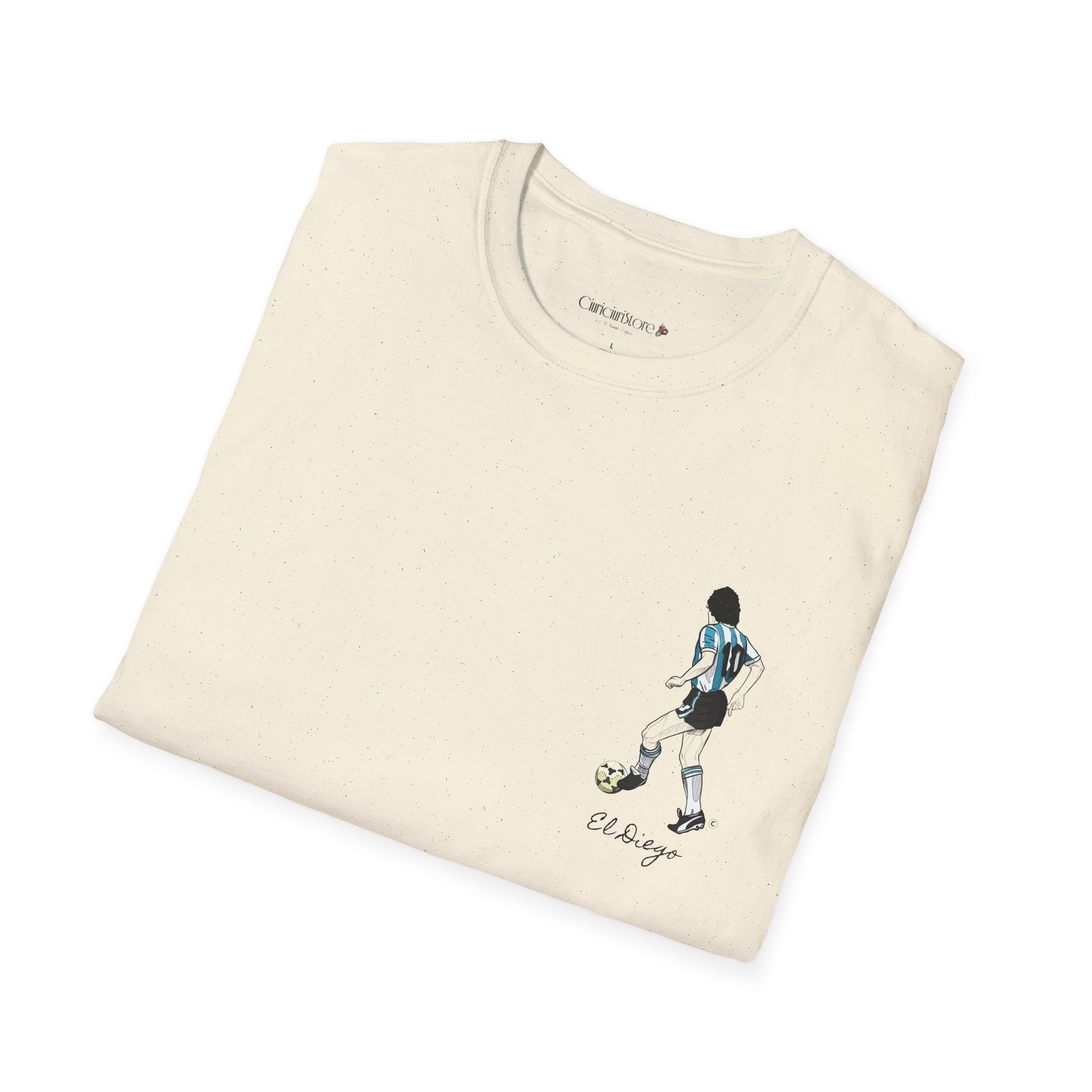 maradona single iconic - Cotone pettinato