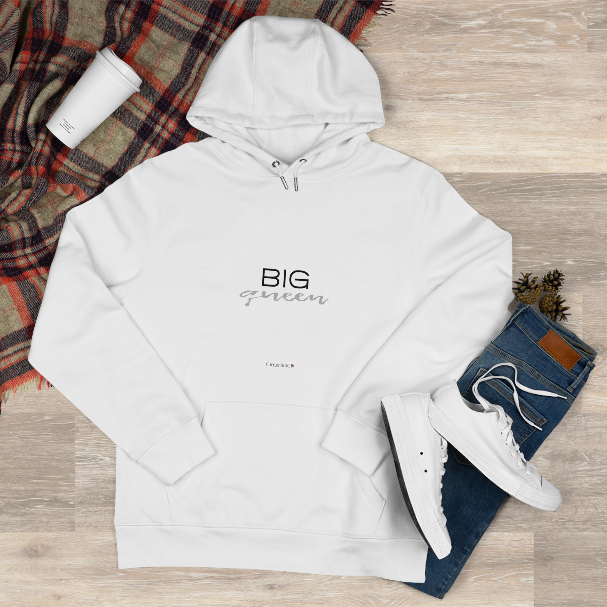 Big Queen Unisex Felpa Design