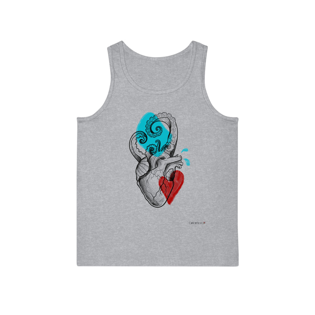 Canottiera softstyle polpo-cuore