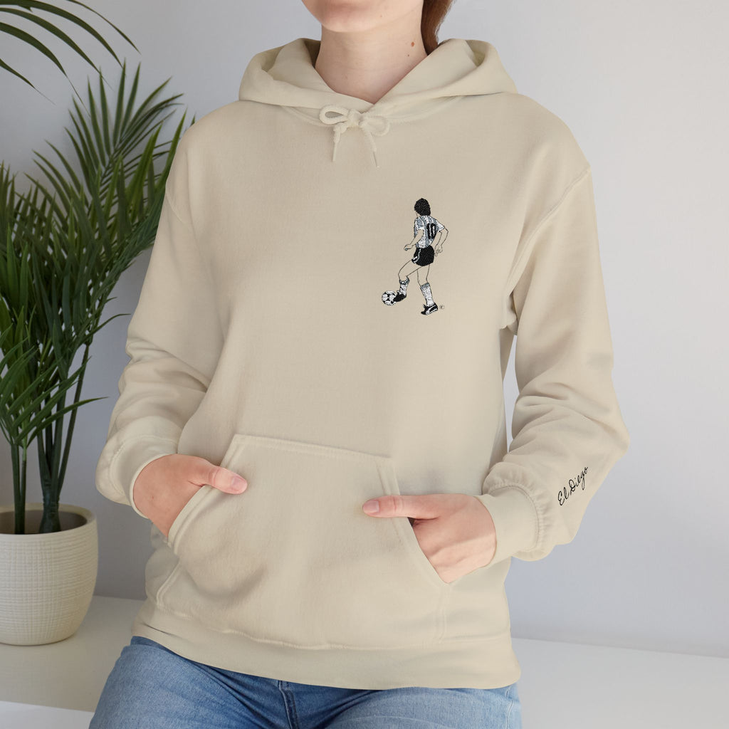 Maradona Iconic Hoodie -RICAMO Premium_ Un icona che non passa mai di moda