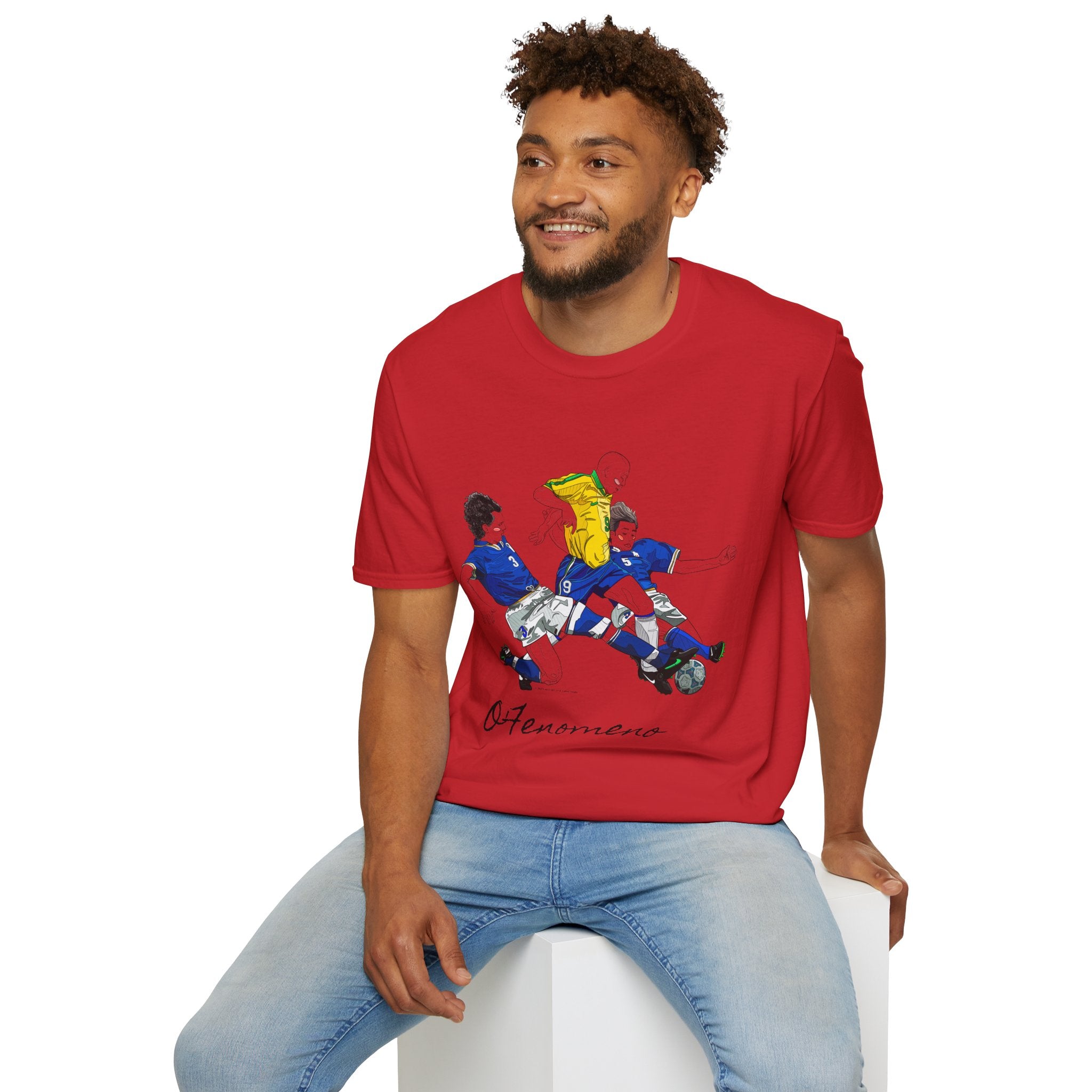 T shirt - Ronaldo Fenomeno -Cotone pettinato