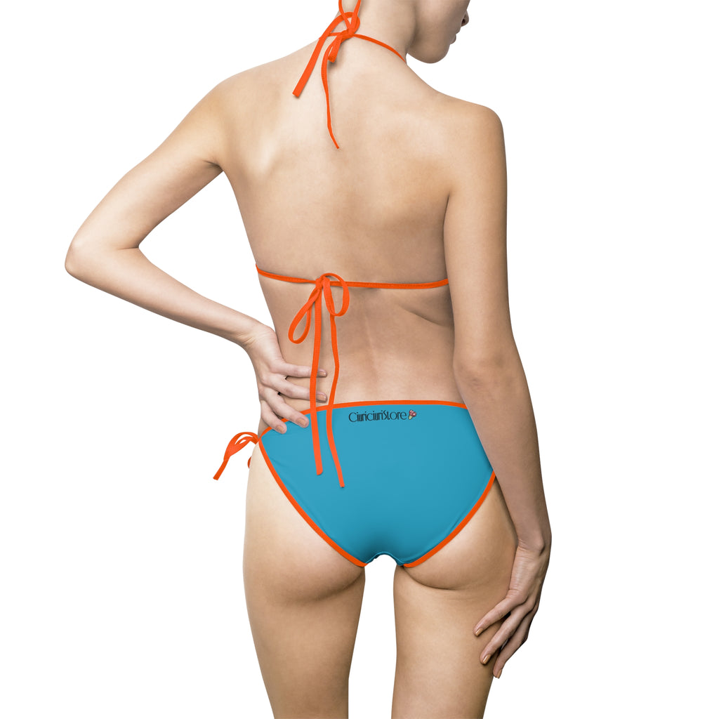 Costume da bagno bikini con teschio