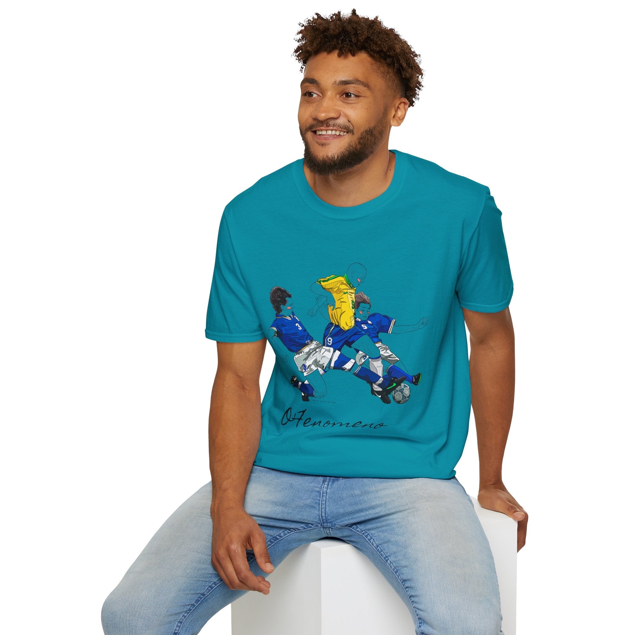 T shirt - Ronaldo Fenomeno -Cotone pettinato