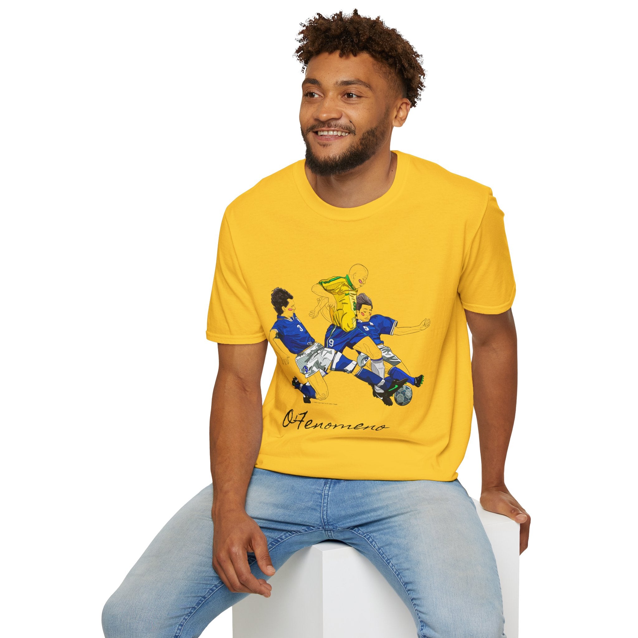 T shirt - Ronaldo Fenomeno -Cotone pettinato