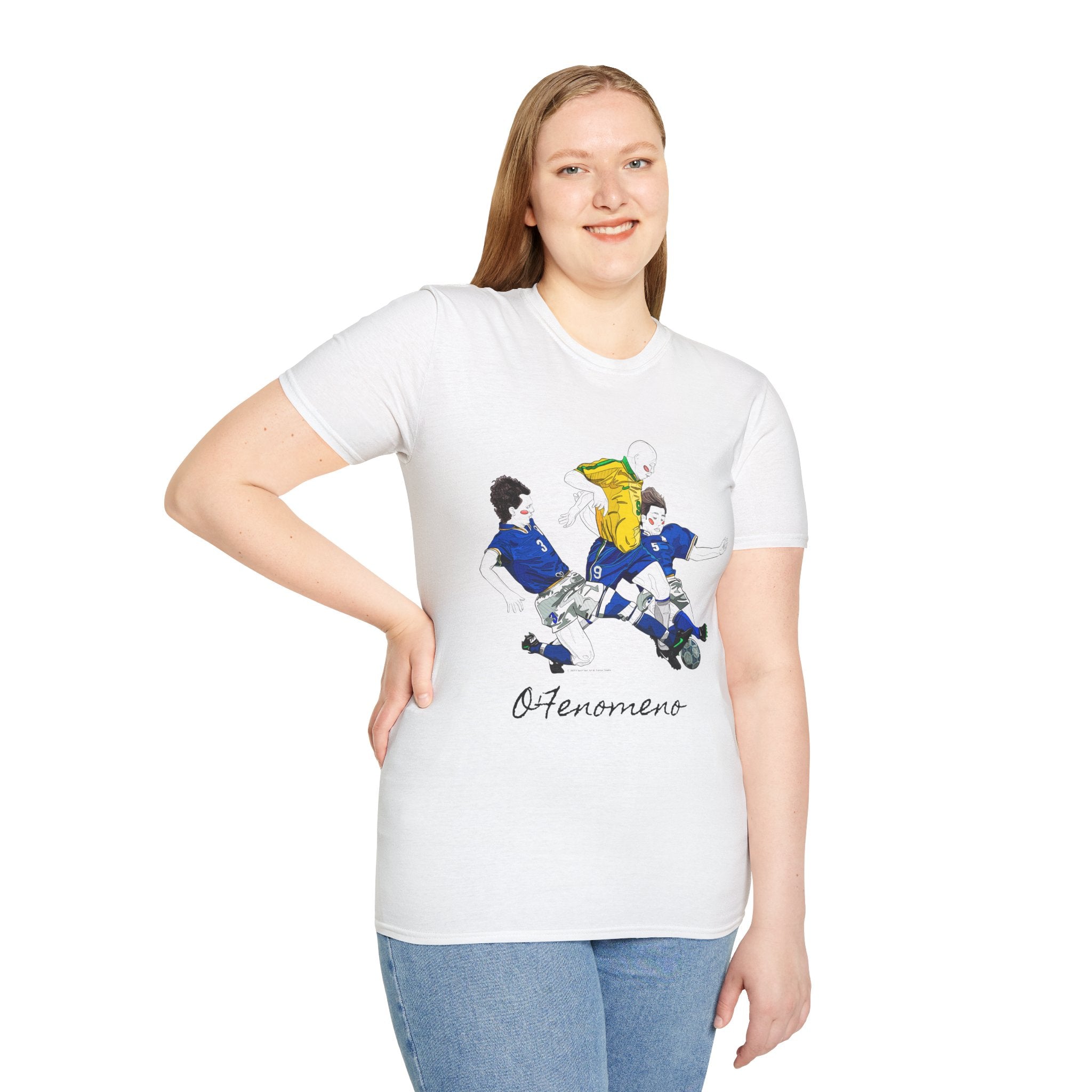 T shirt - Ronaldo Fenomeno -Cotone pettinato