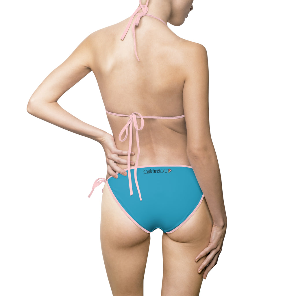 Costume da bagno bikini con teschio
