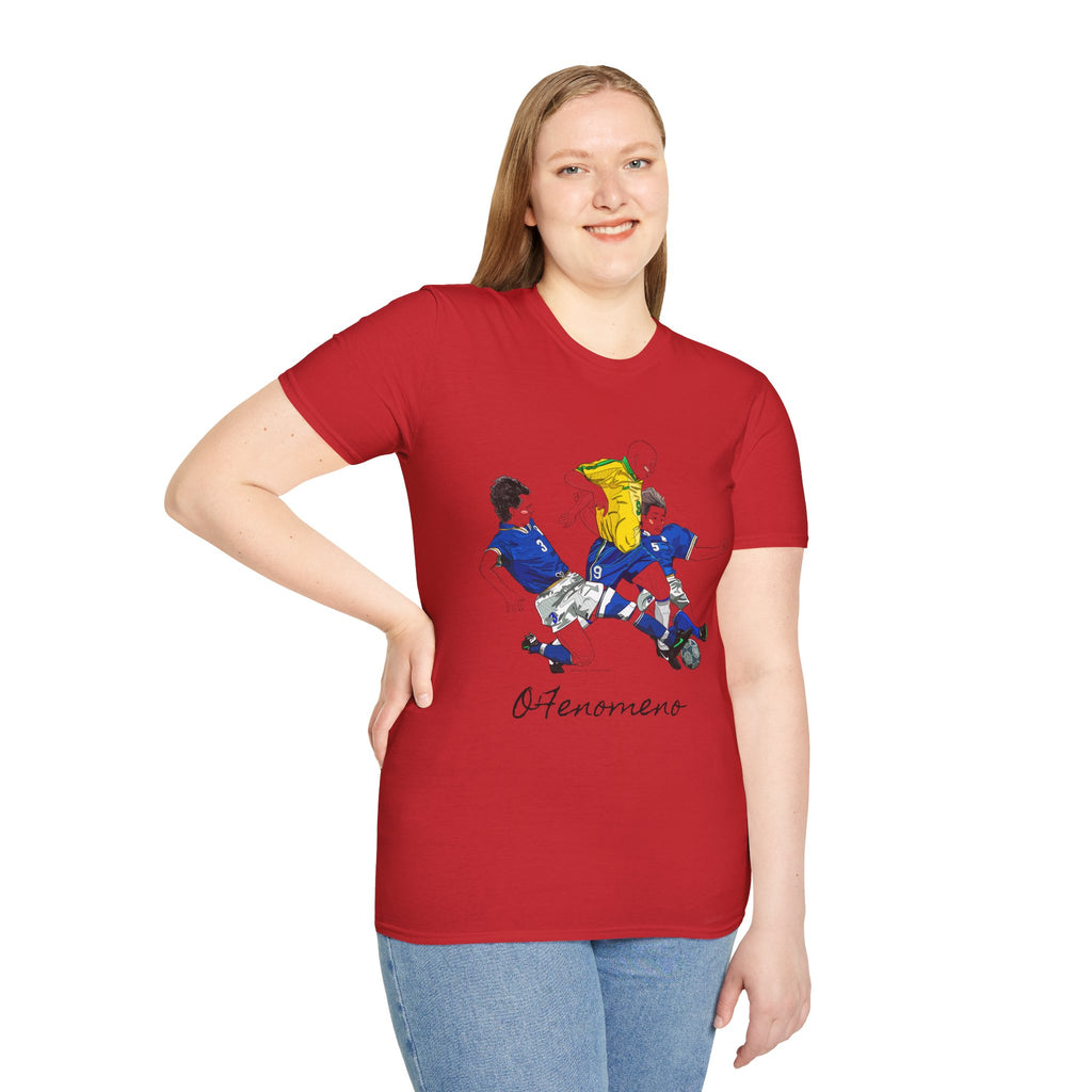 T shirt - Ronaldo Fenomeno -Cotone pettinato