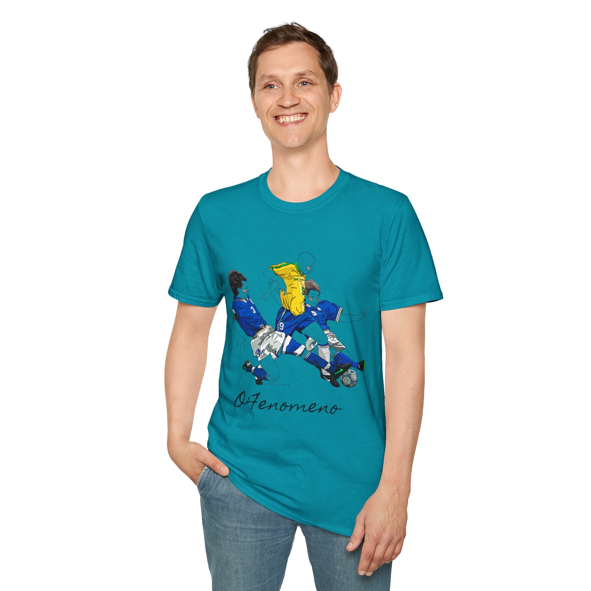 T shirt - Ronaldo Fenomeno -Cotone pettinato