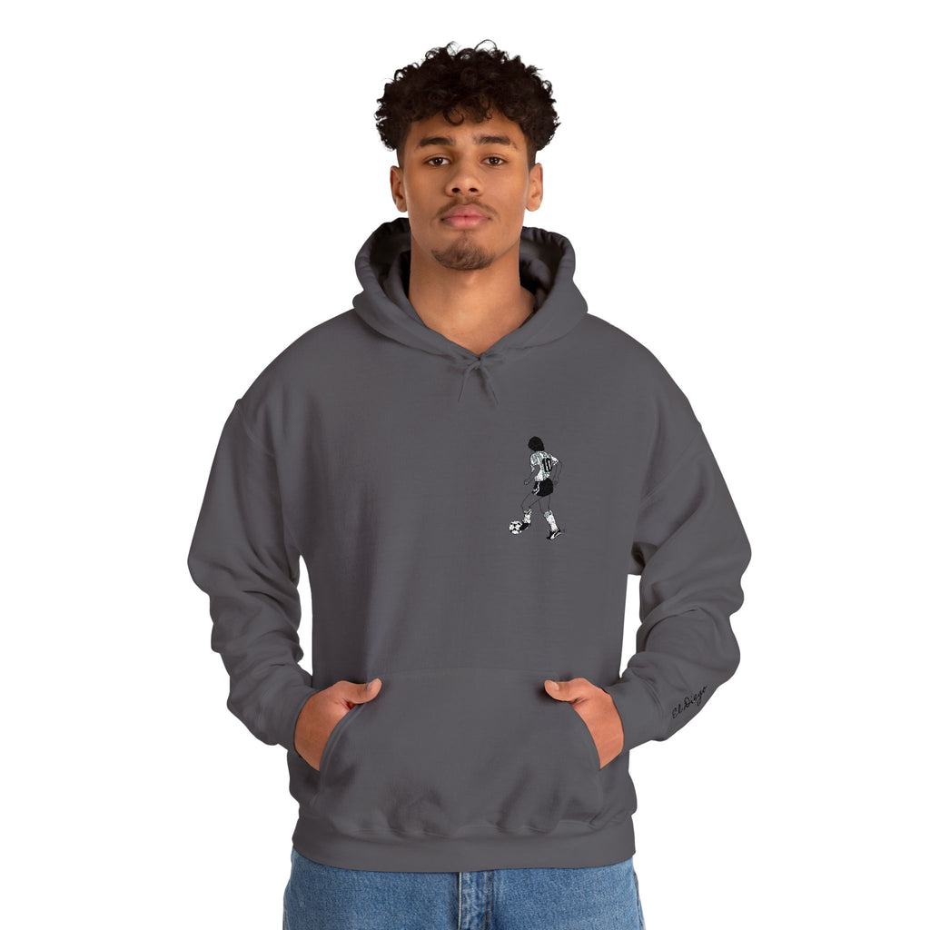 Maradona Iconic Hoodie -RICAMO Premium_ Un icona che non passa mai di moda