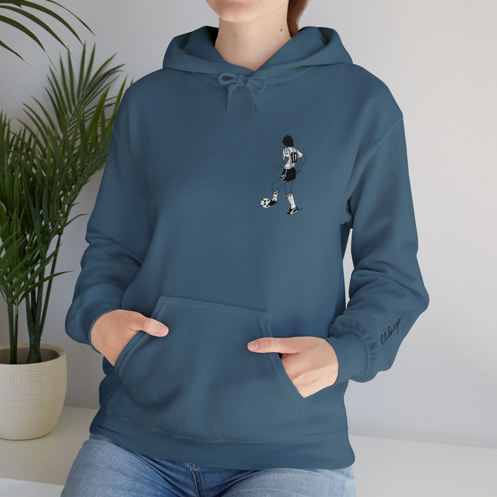 Maradona Iconic Hoodie -RICAMO Premium_ Un icona che non passa mai di moda