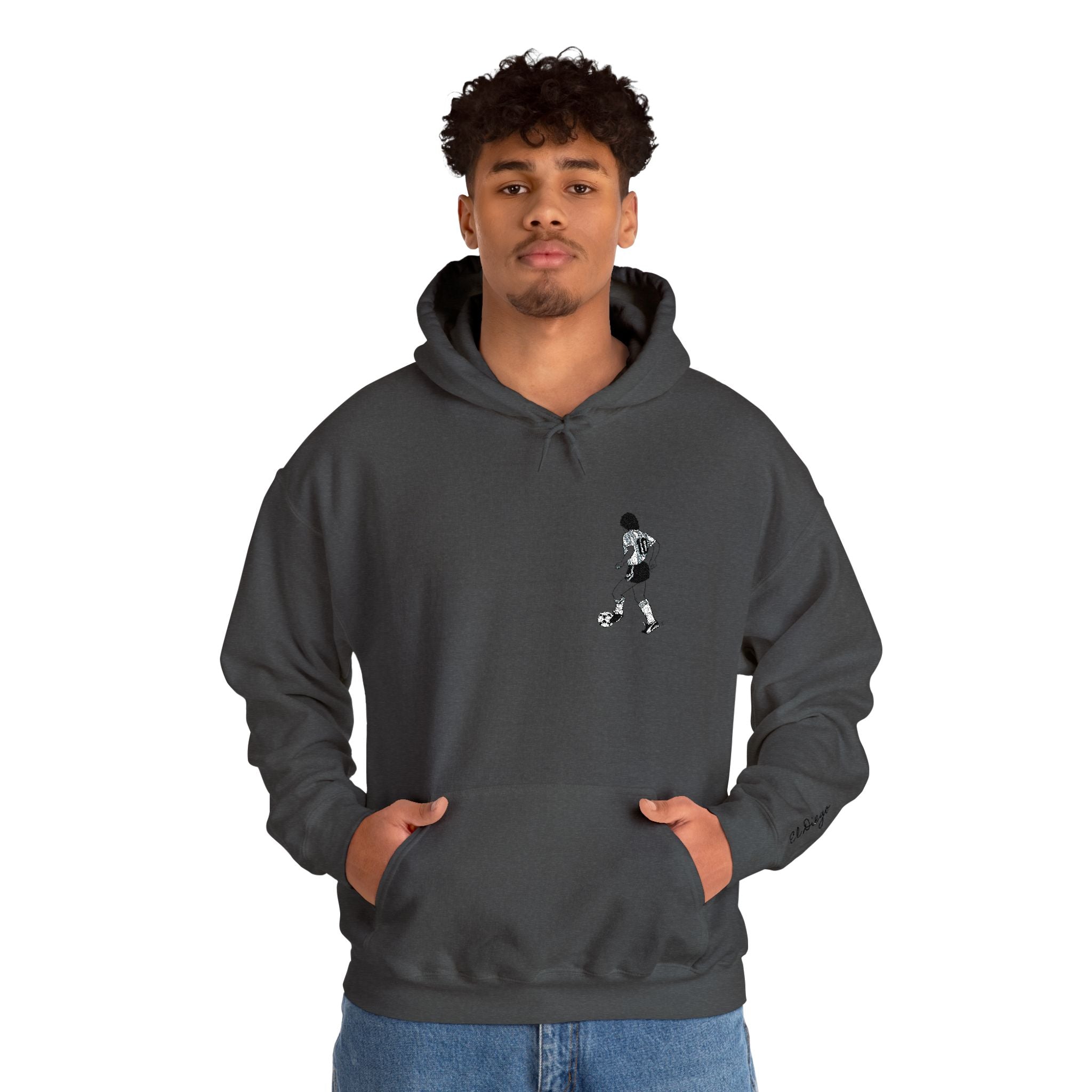 Maradona Iconic Hoodie -RICAMO Premium_ Un icona che non passa mai di moda