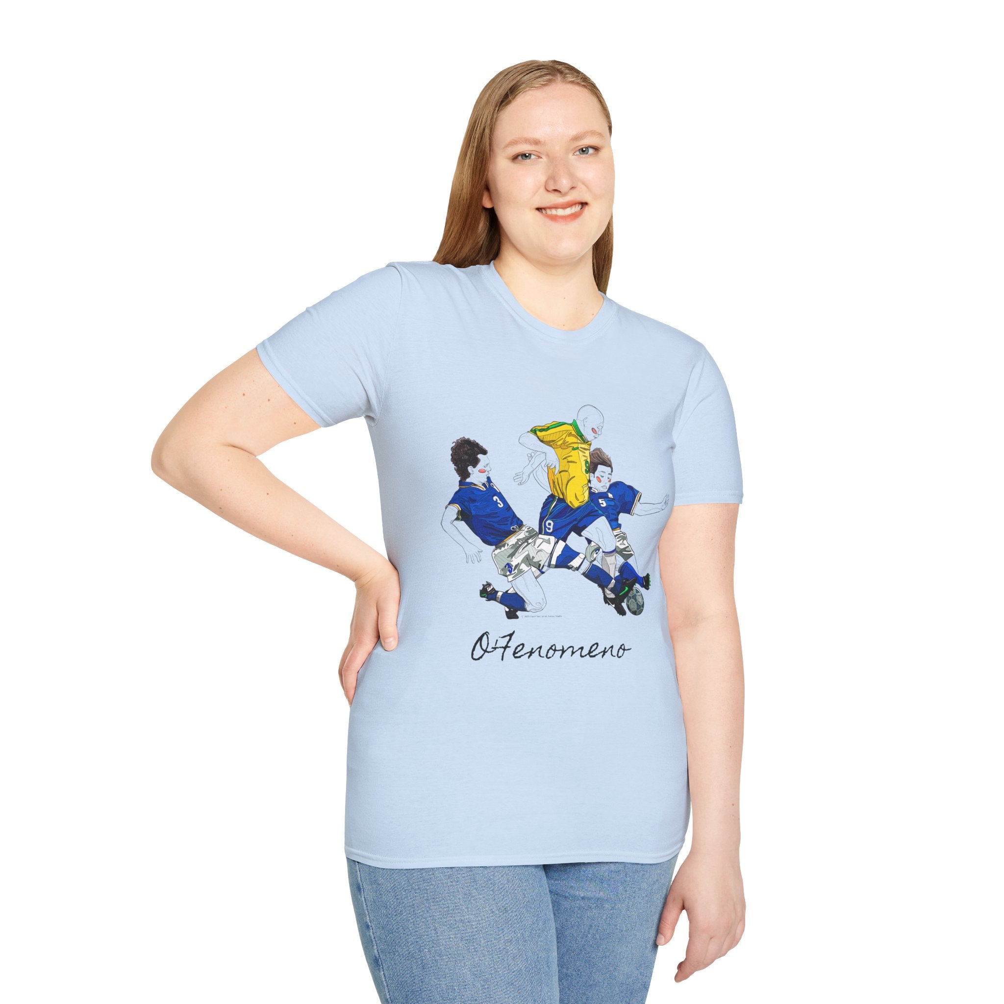 T shirt - Ronaldo Fenomeno -Cotone pettinato