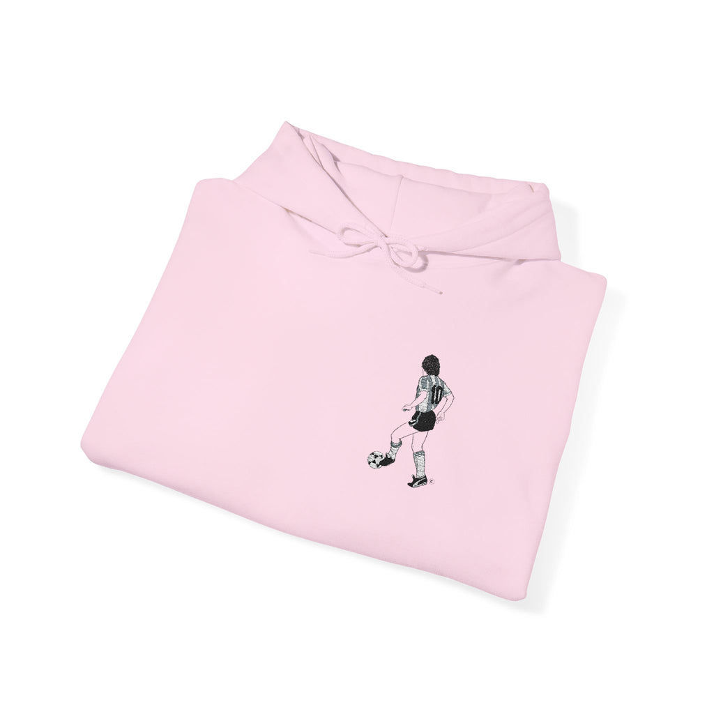 Maradona Iconic Hoodie -RICAMO Premium_ Un icona che non passa mai di moda