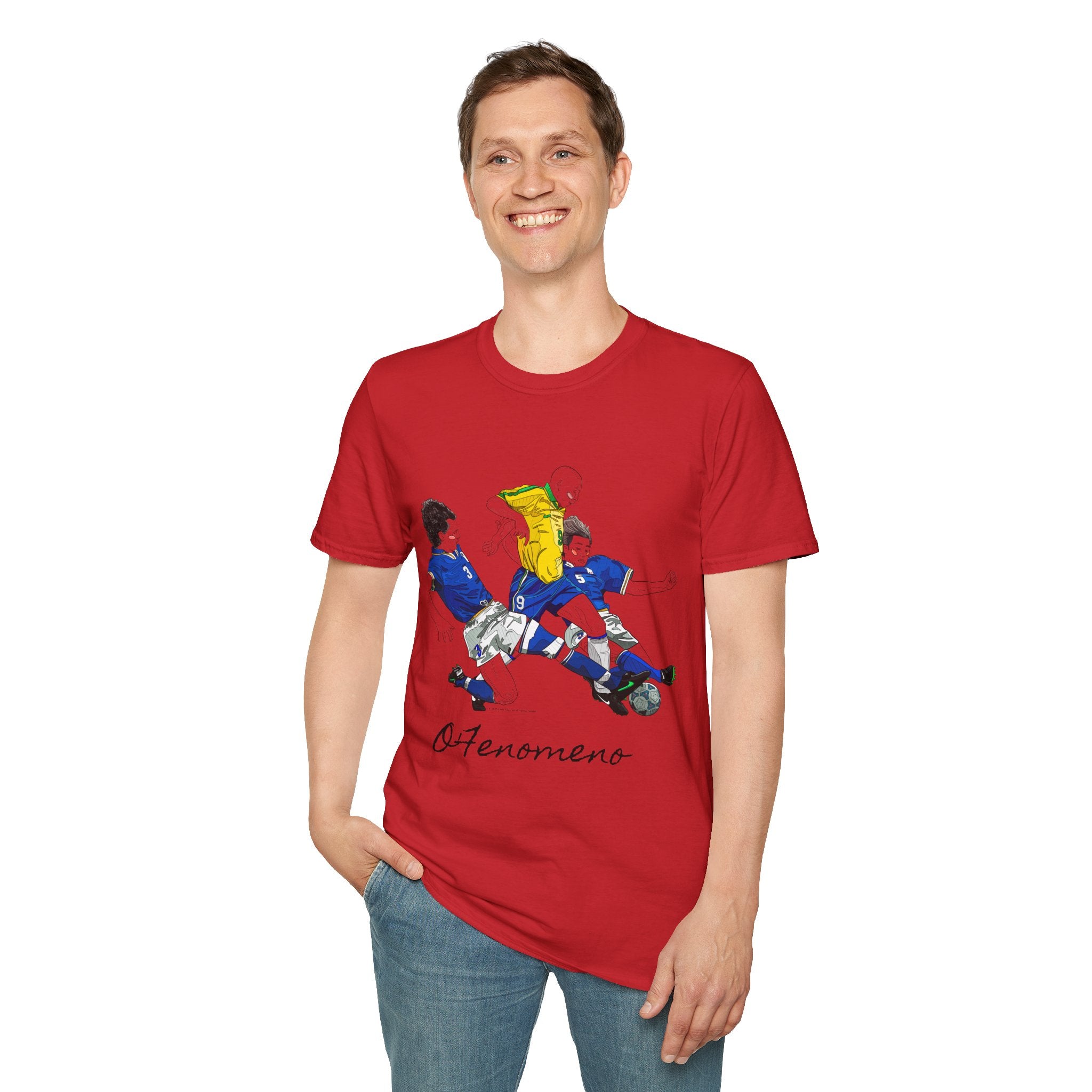 T shirt - Ronaldo Fenomeno -Cotone pettinato