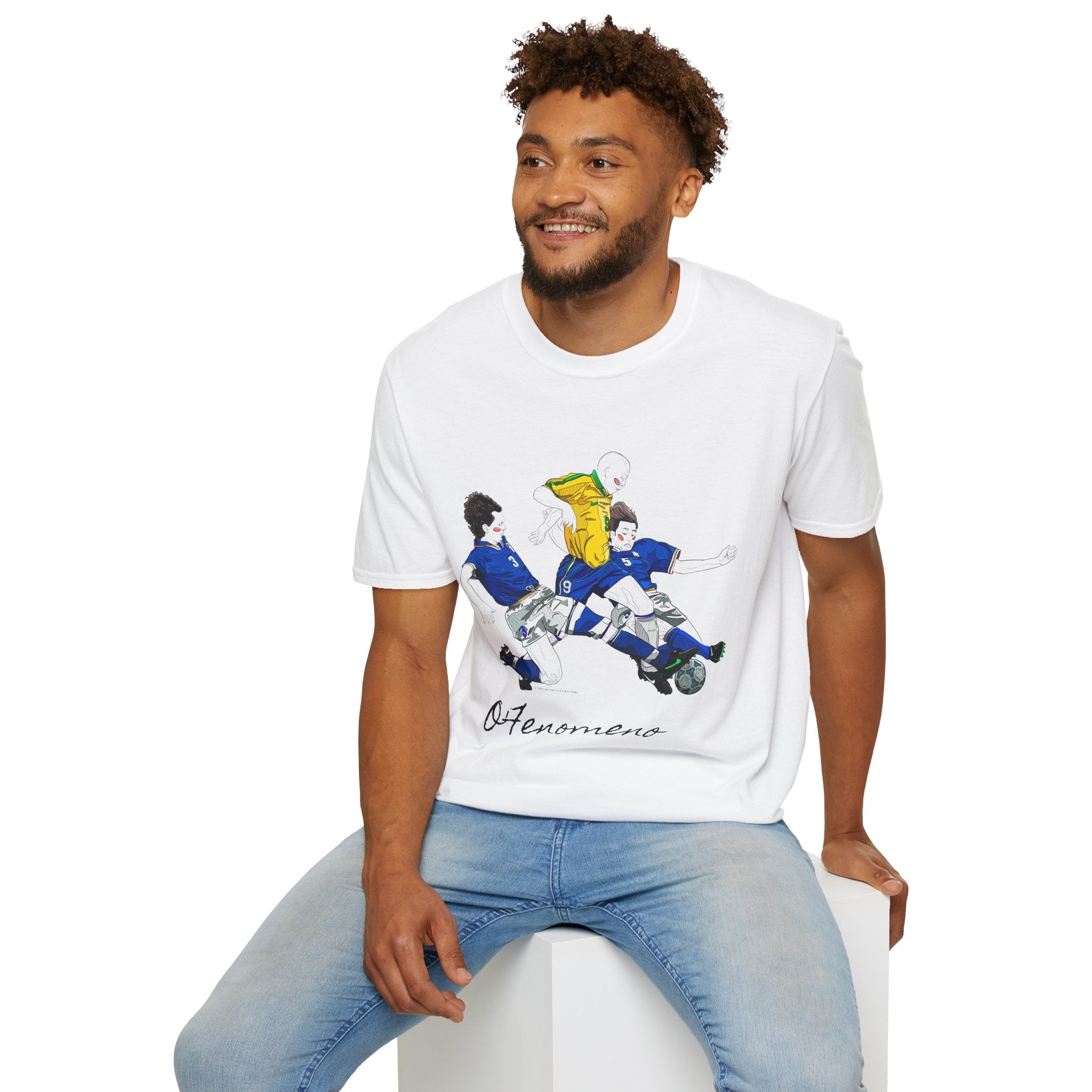 T shirt - Ronaldo Fenomeno -Cotone pettinato
