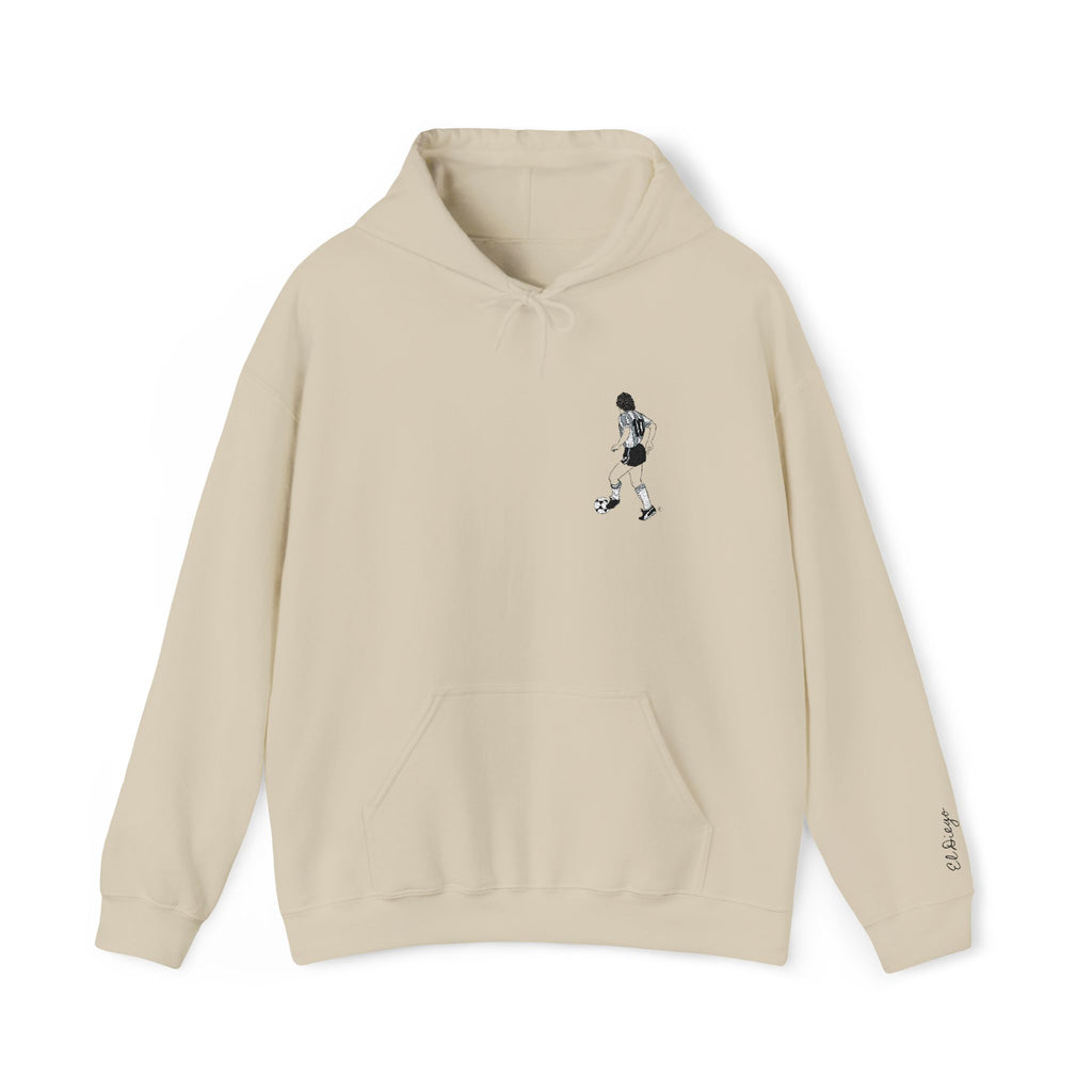 Maradona Iconic Hoodie -RICAMO Premium_ Un icona che non passa mai di moda