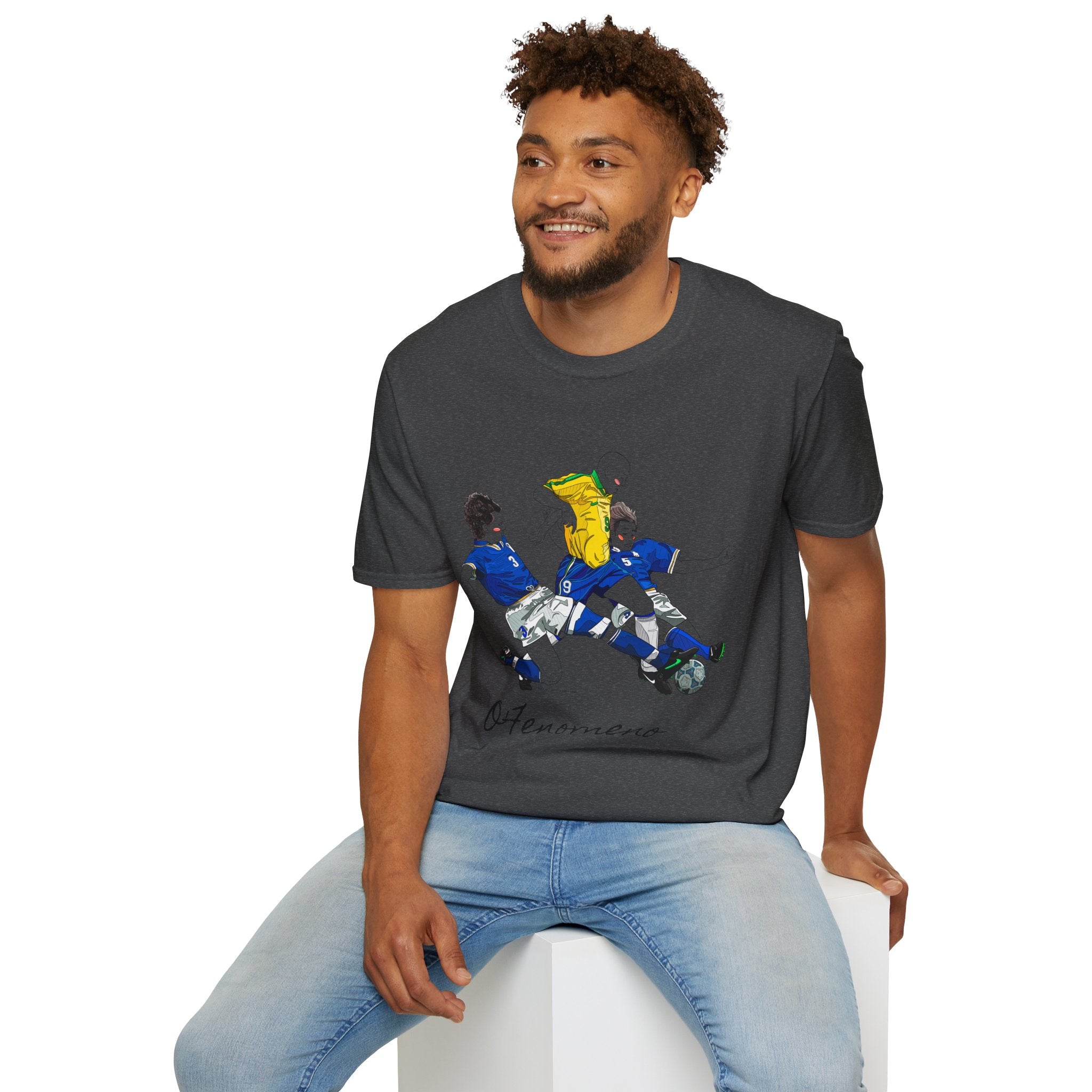 T shirt - Ronaldo Fenomeno -Cotone pettinato