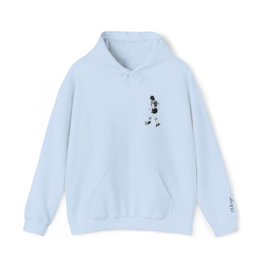 Maradona Iconic Hoodie -RICAMO Premium_ Un icona che non passa mai di moda