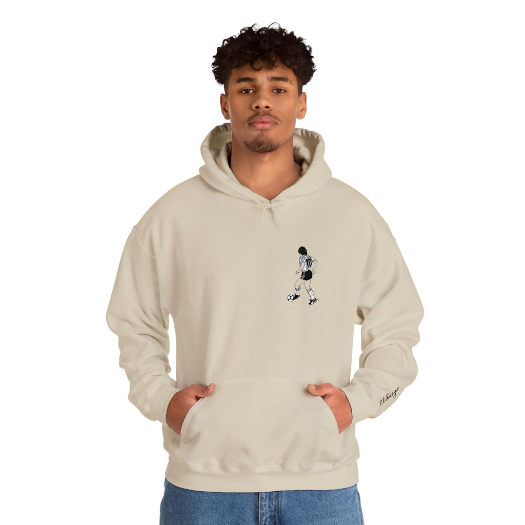 Maradona Iconic Hoodie -RICAMO Premium_ Un icona che non passa mai di moda