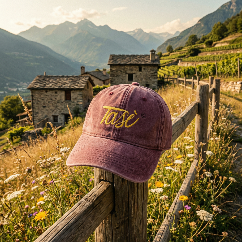 Vintage Cap - TASE' 🤫- Valtellina street - Ricamo PREMIUM