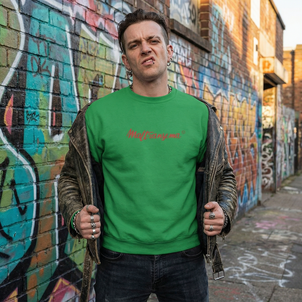 Felpa girocollo- Maltransema 🤪-Valtellina street - ricamo PREMIUM