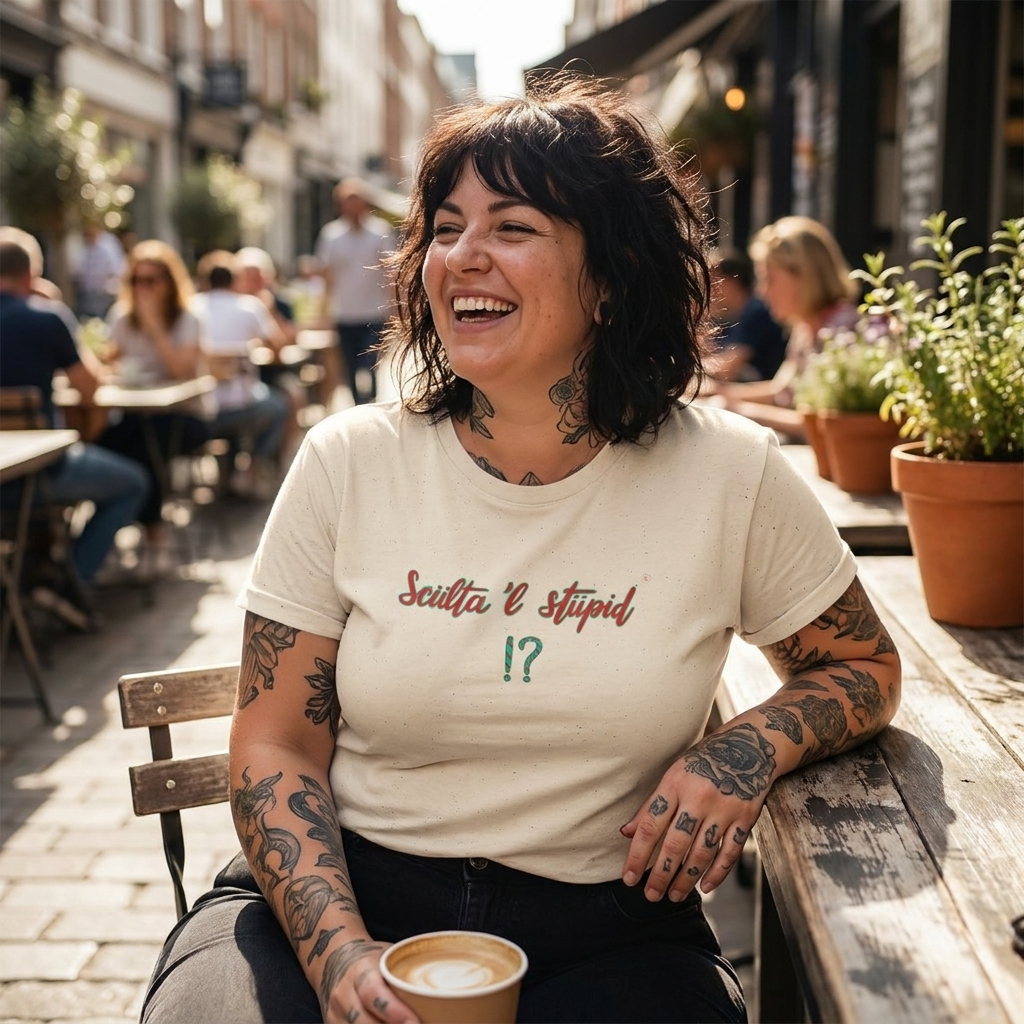 T shirt - sculta 'l stupid ❗❓