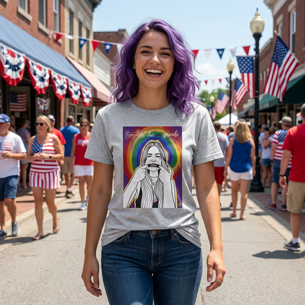 T-Shirt – Rainbow Smile