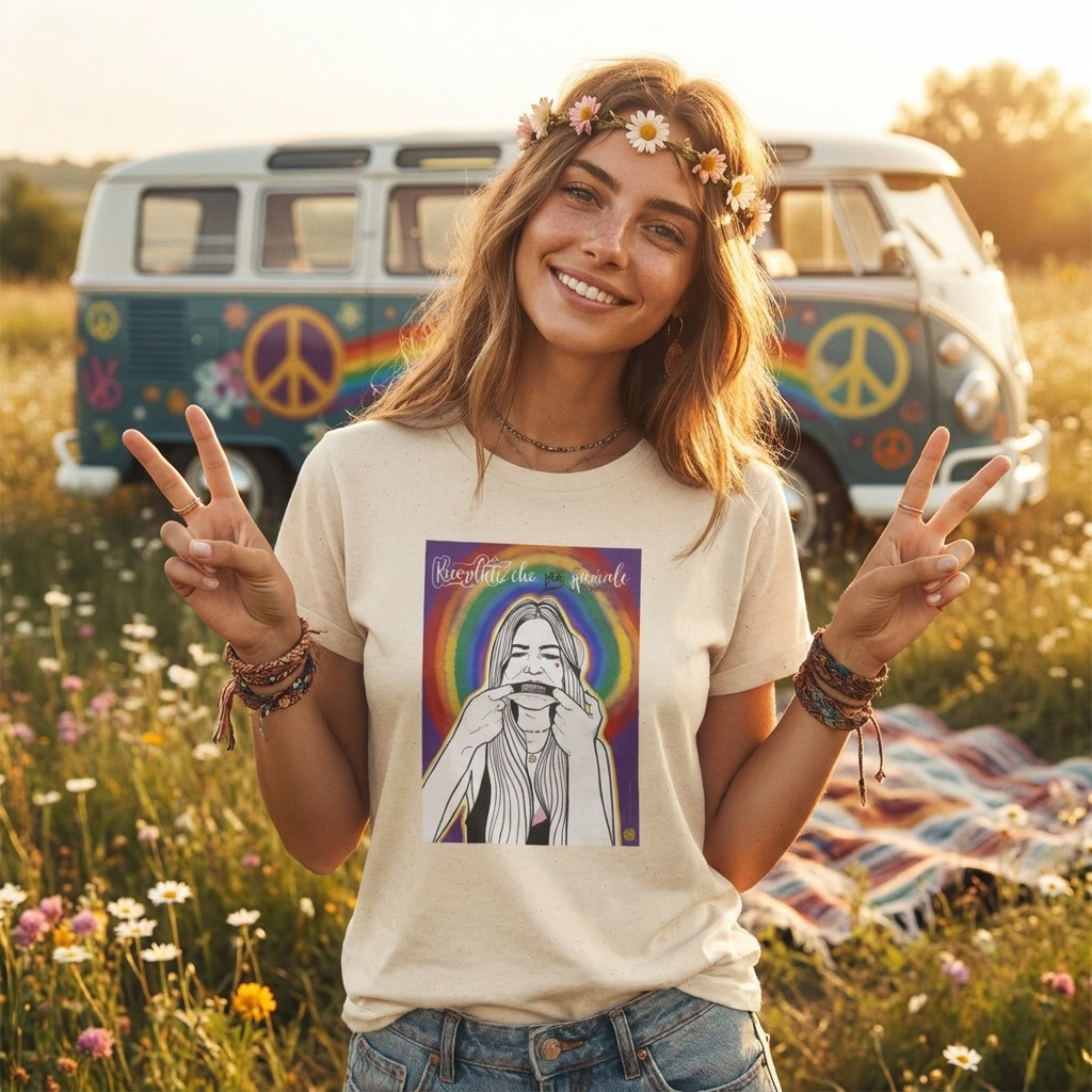 T-Shirt – Rainbow Smile