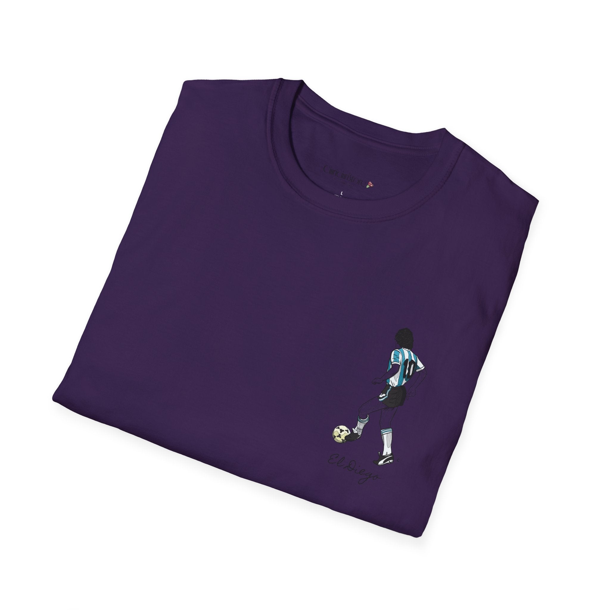 maradona single iconic - Cotone pettinato