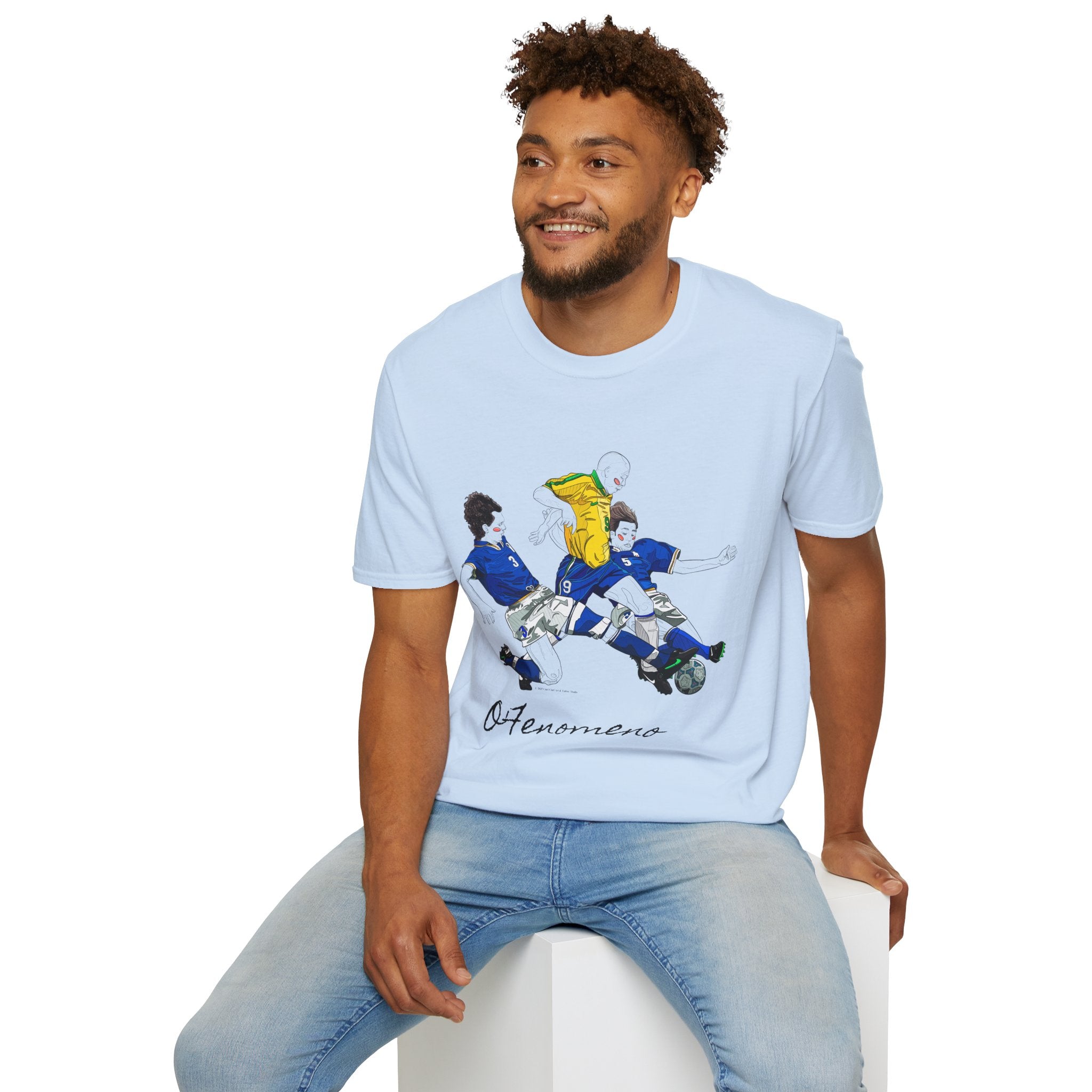 T shirt - Ronaldo Fenomeno -Cotone pettinato