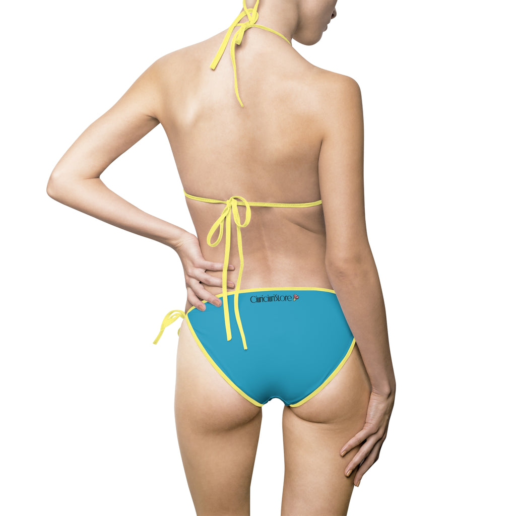 Costume da bagno bikini con teschio