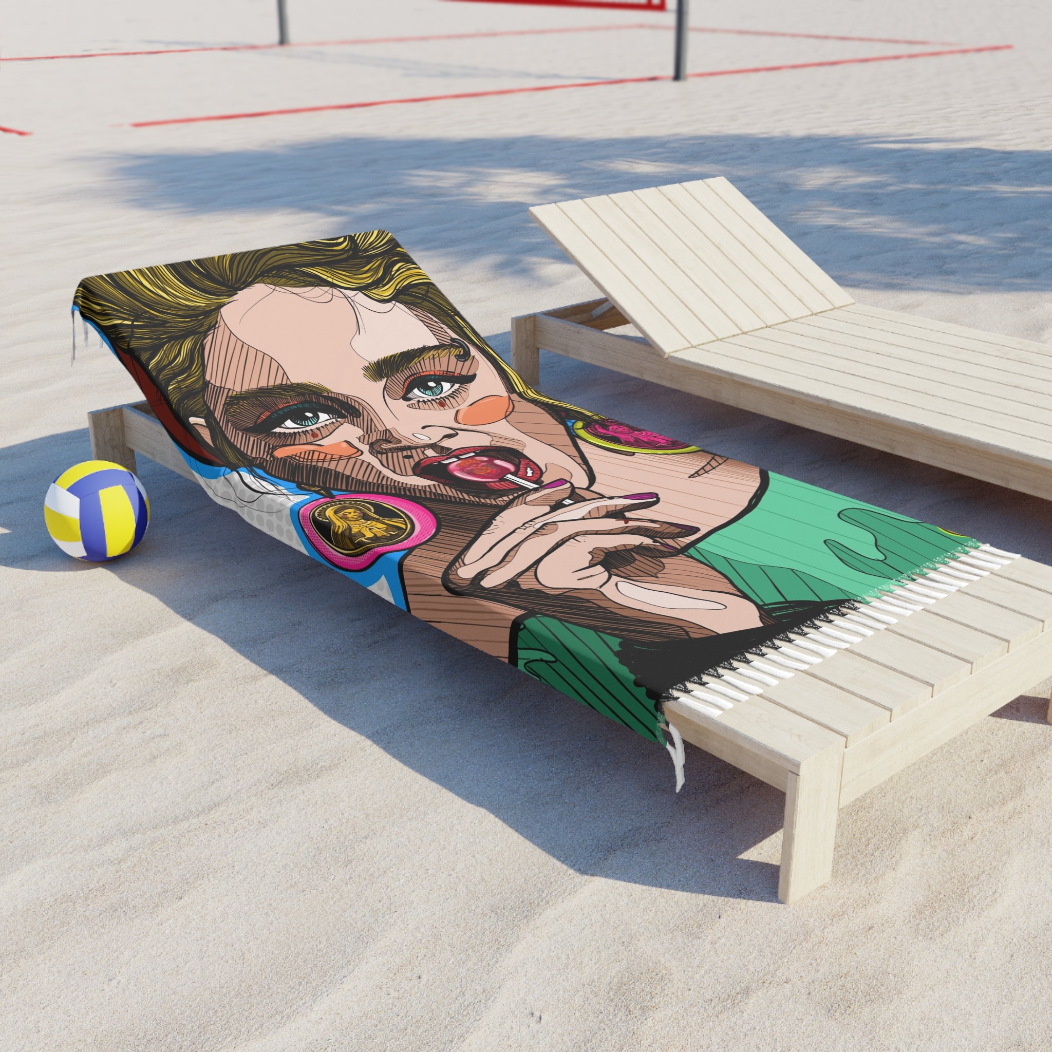 Telo mare boho Pop Art Music