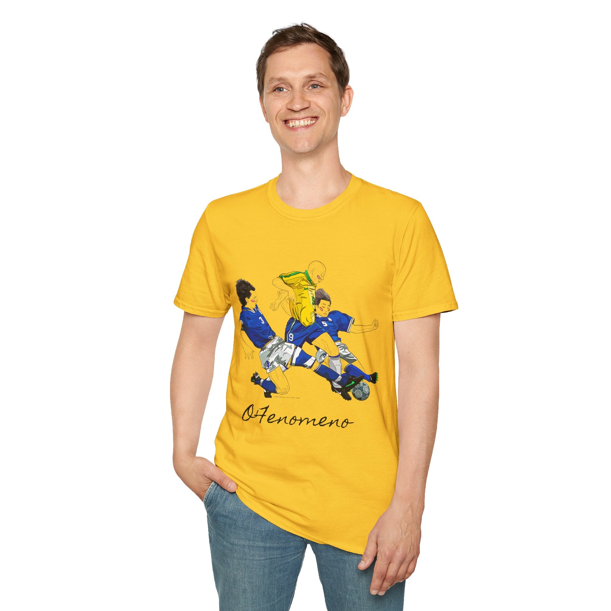 T shirt - Ronaldo Fenomeno -Cotone pettinato
