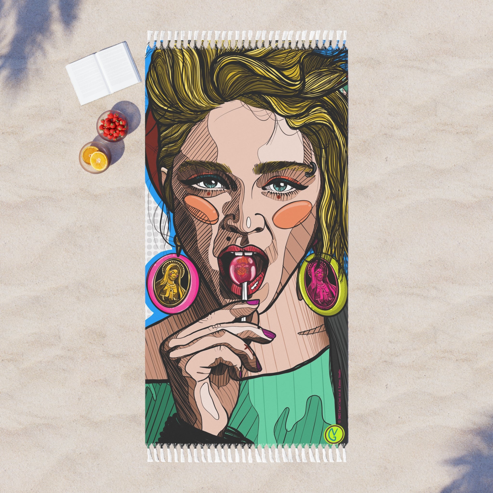 Telo mare boho Pop Art Music