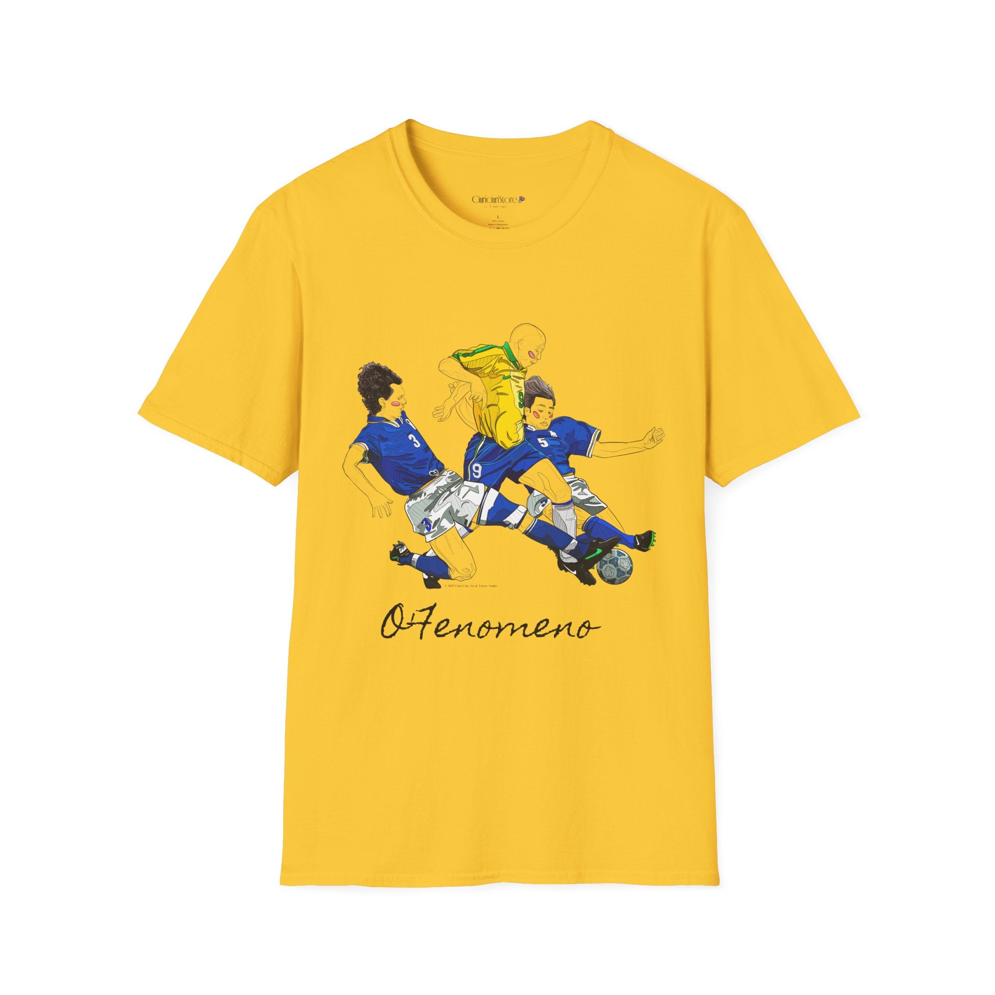 T shirt - Ronaldo Fenomeno -Cotone pettinato