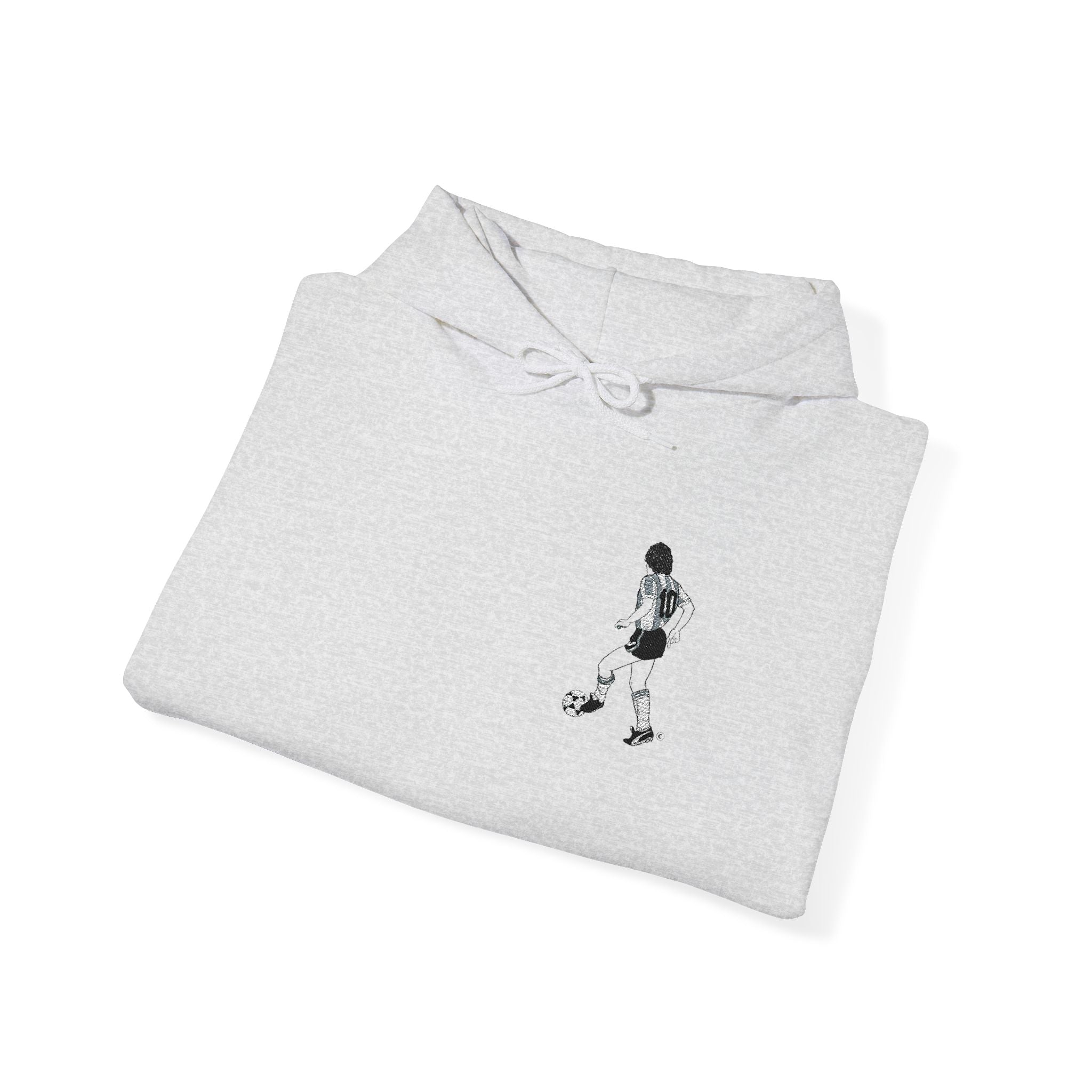 Maradona Iconic Hoodie -RICAMO Premium_ Un icona che non passa mai di moda