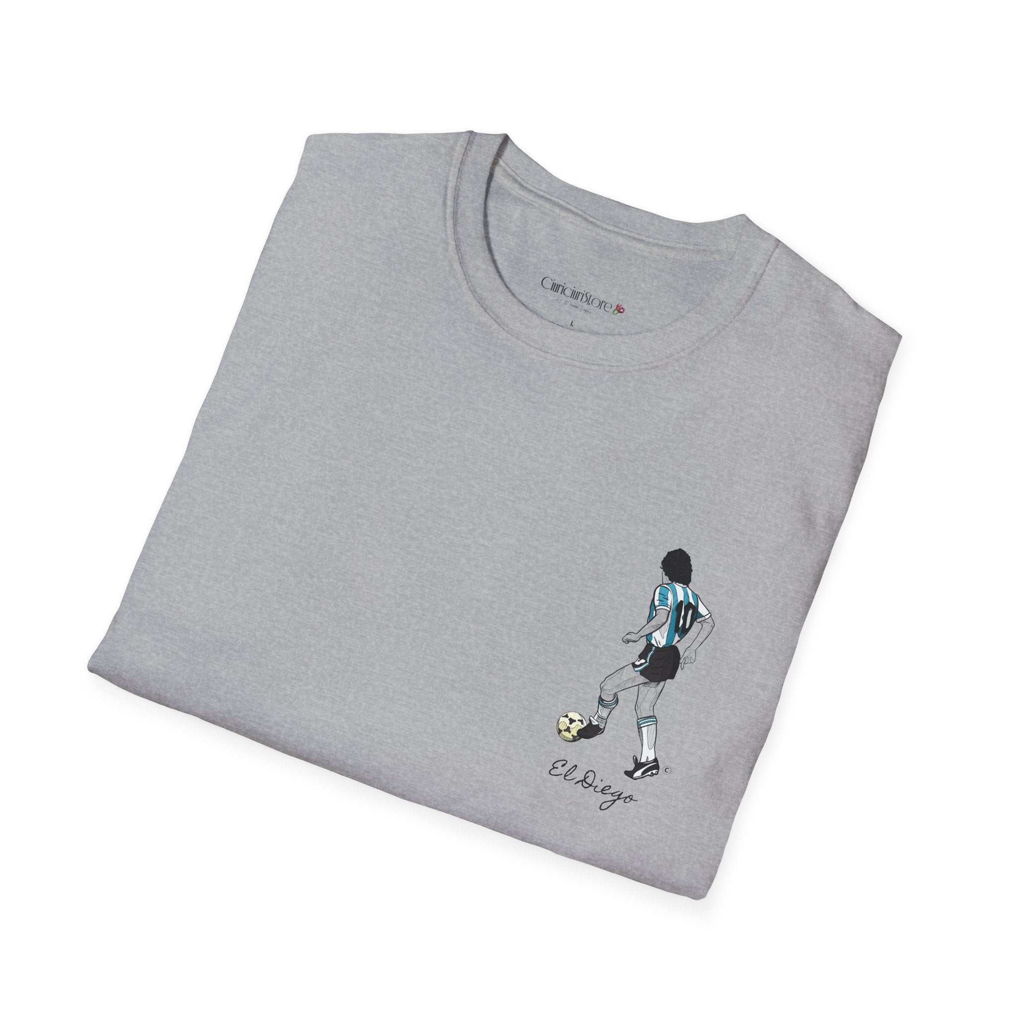 maradona single iconic - Cotone pettinato