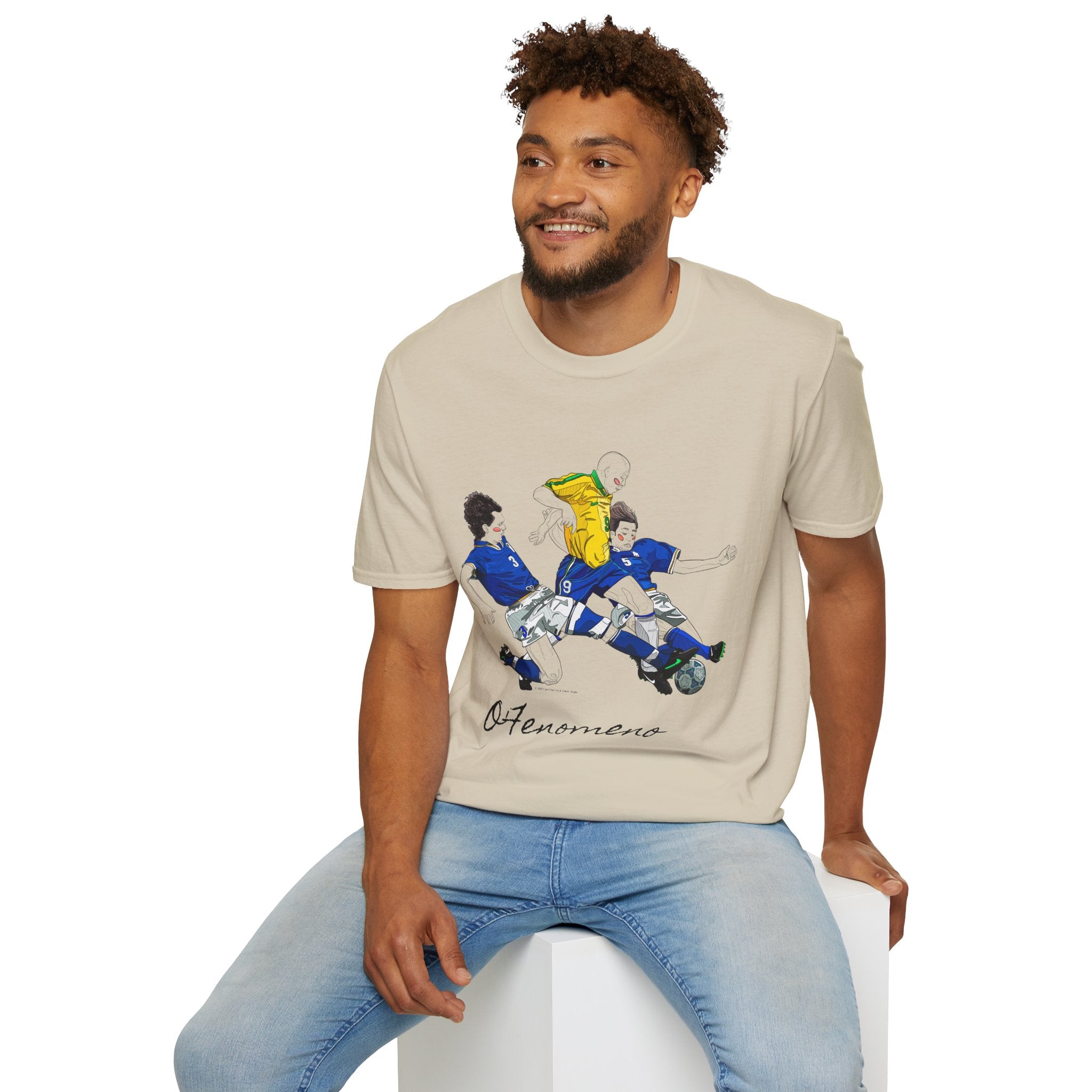 T shirt - Ronaldo Fenomeno -Cotone pettinato