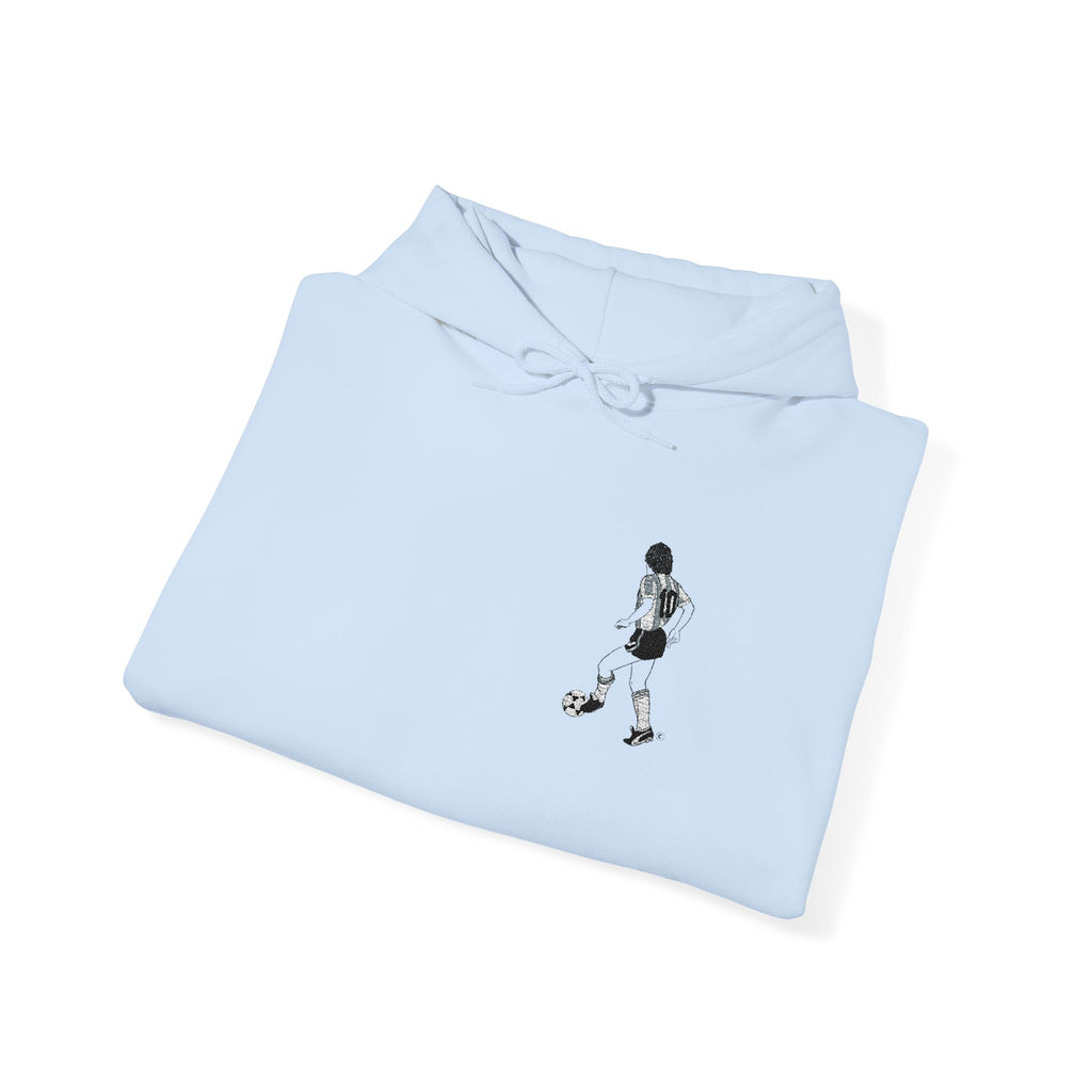 Maradona Iconic Hoodie -RICAMO Premium_ Un icona che non passa mai di moda