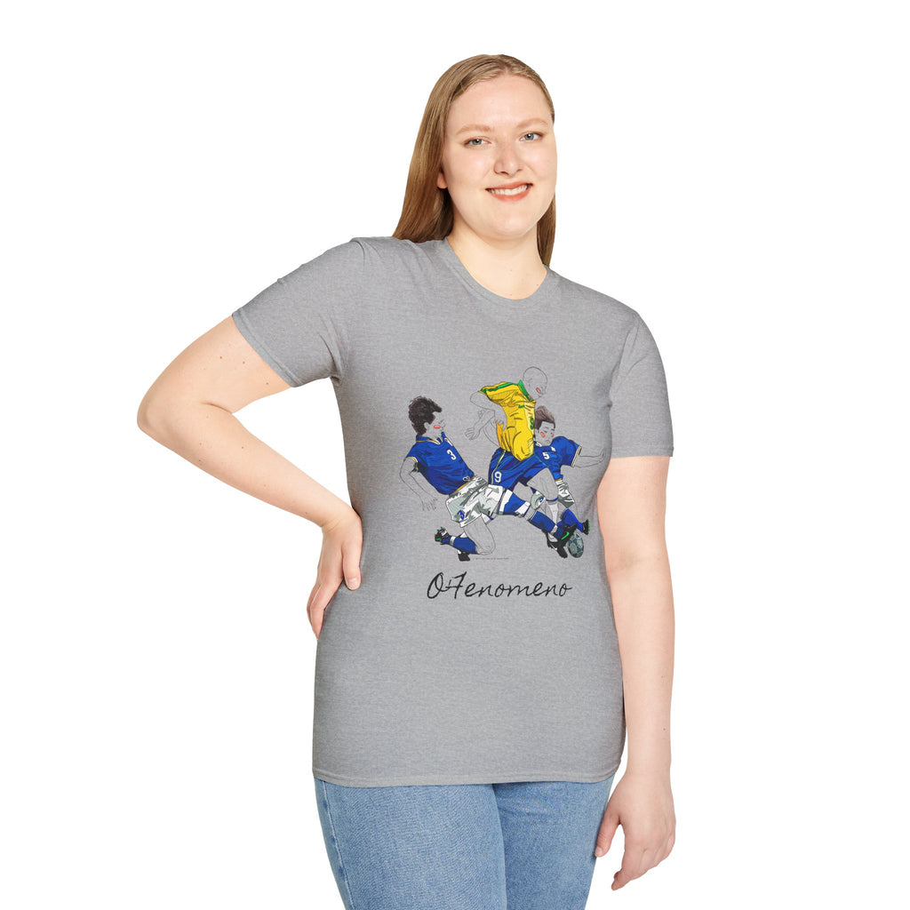 T shirt - Ronaldo Fenomeno -Cotone pettinato