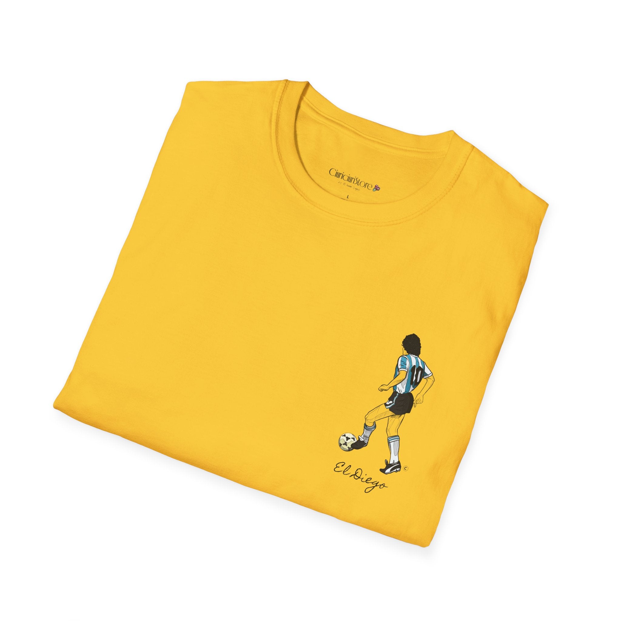 maradona single iconic - Cotone pettinato