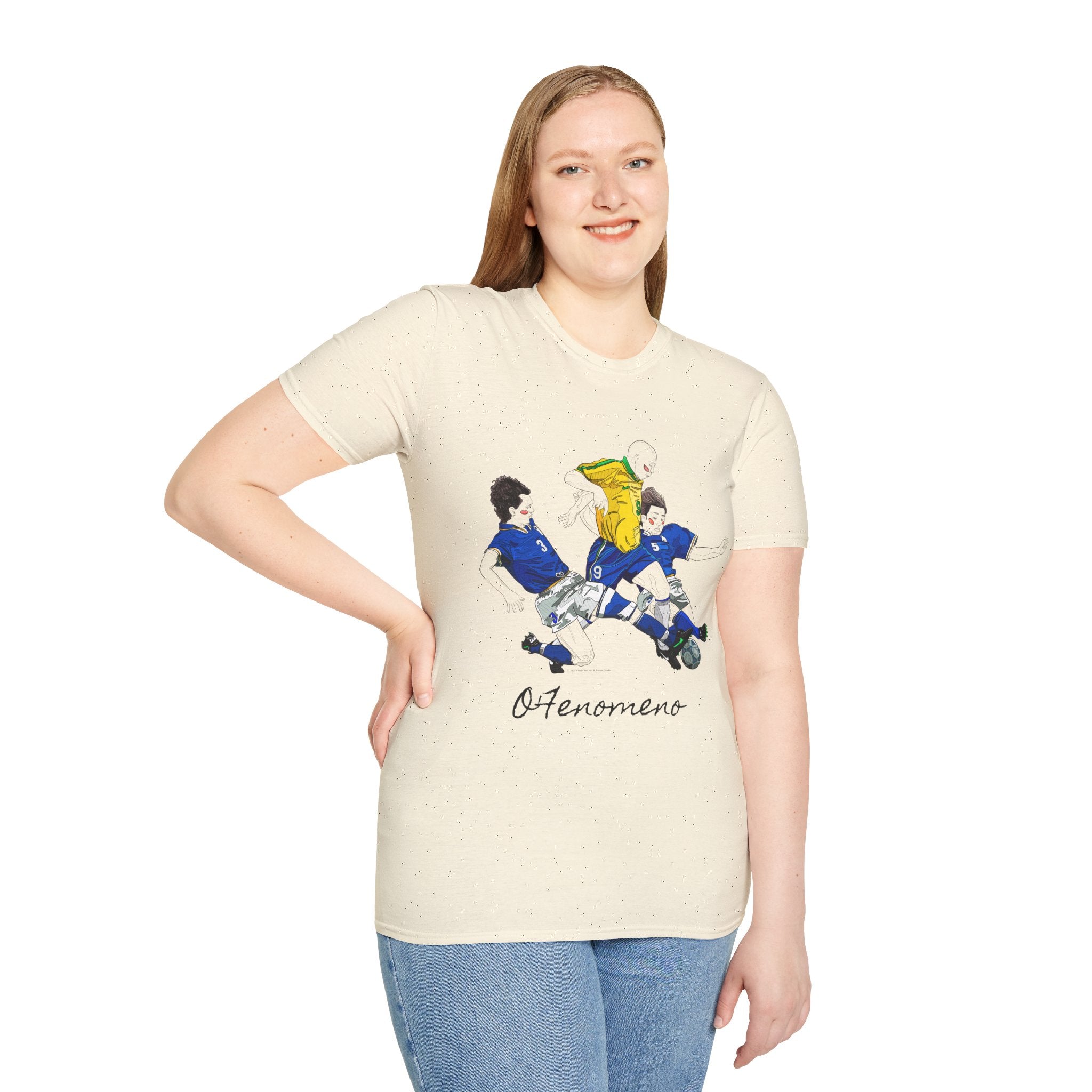 T shirt - Ronaldo Fenomeno -Cotone pettinato