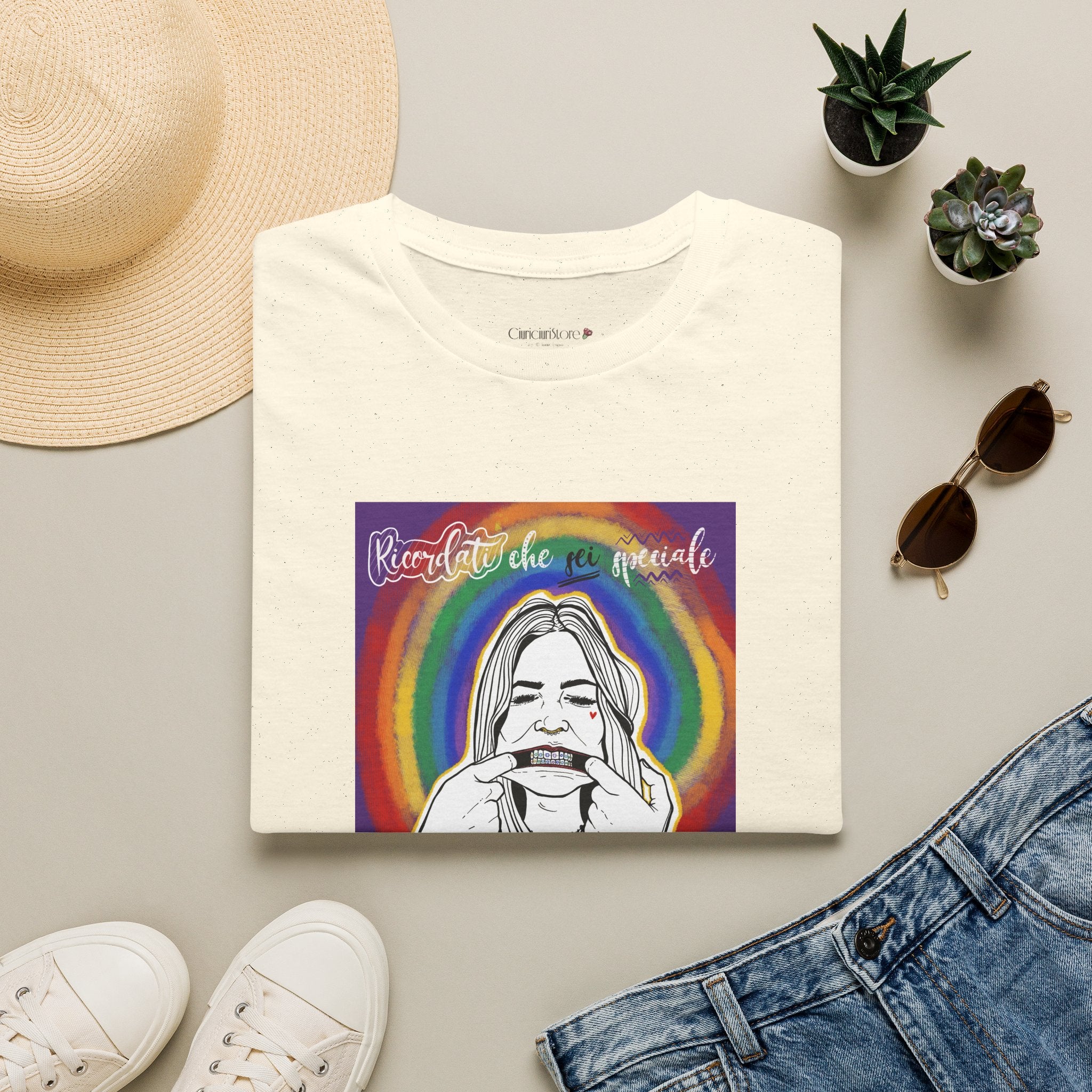 T-Shirt – Rainbow Smile