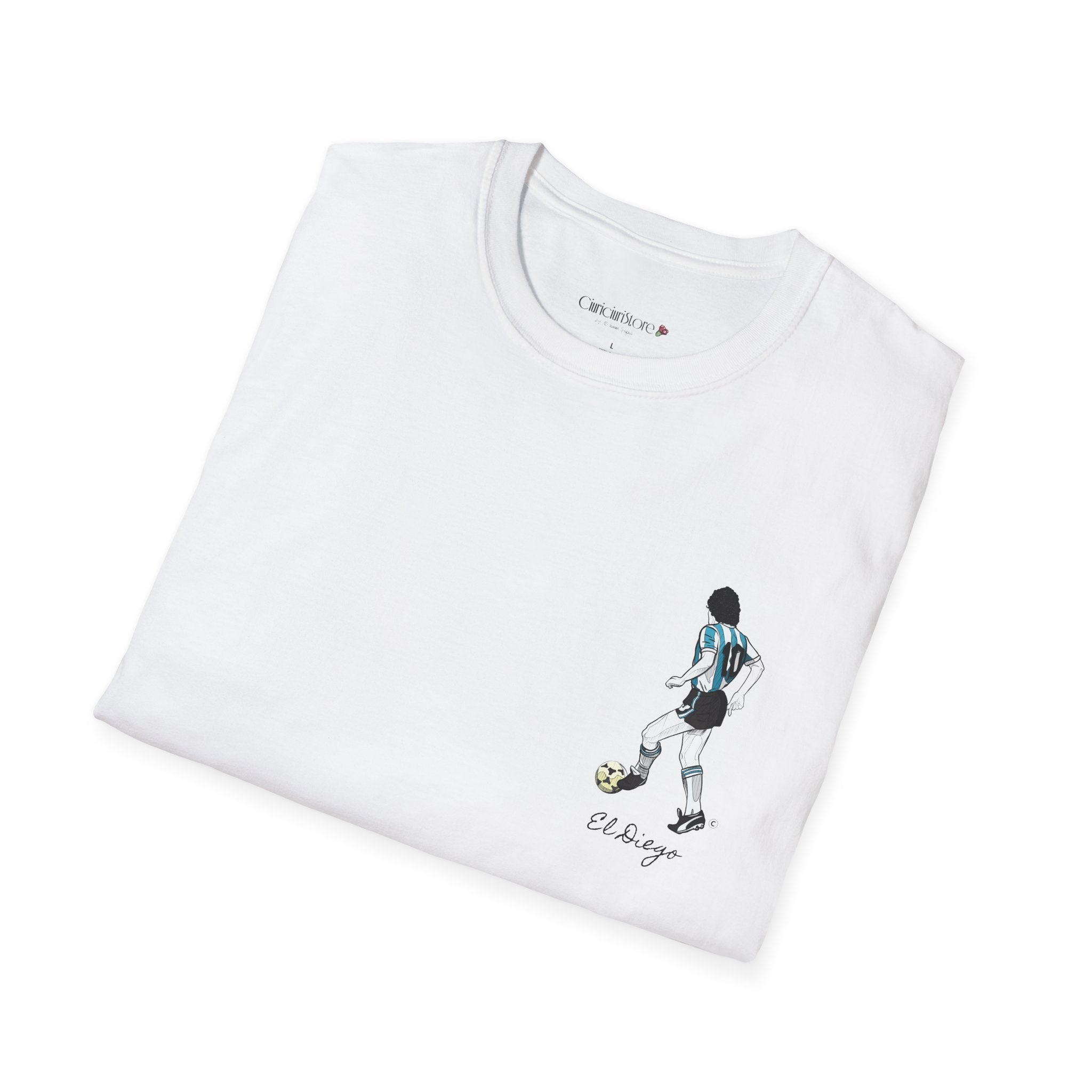 maradona single iconic - Cotone pettinato